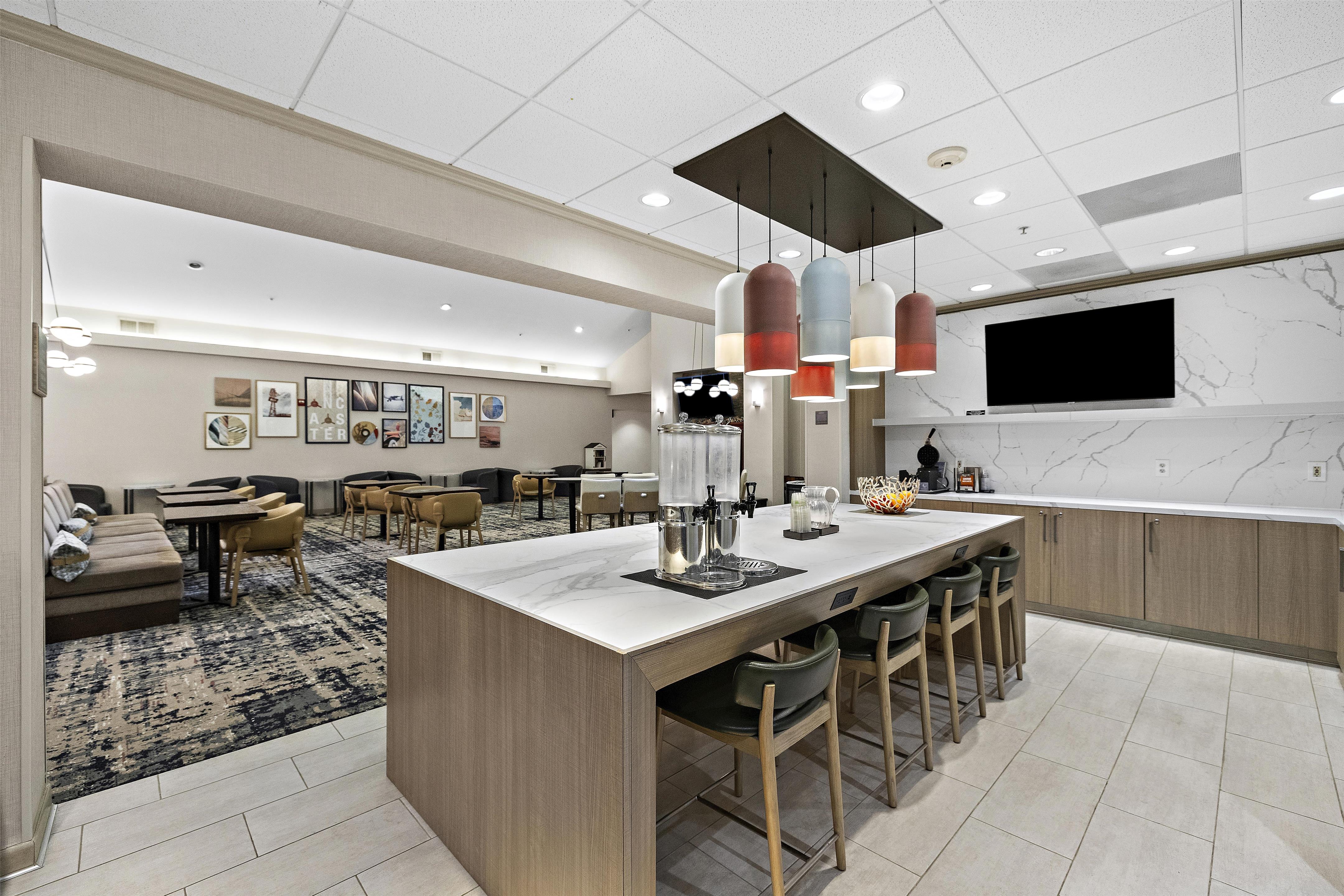 Breakfast Area | Homewood Suites by Hilton Lancaster