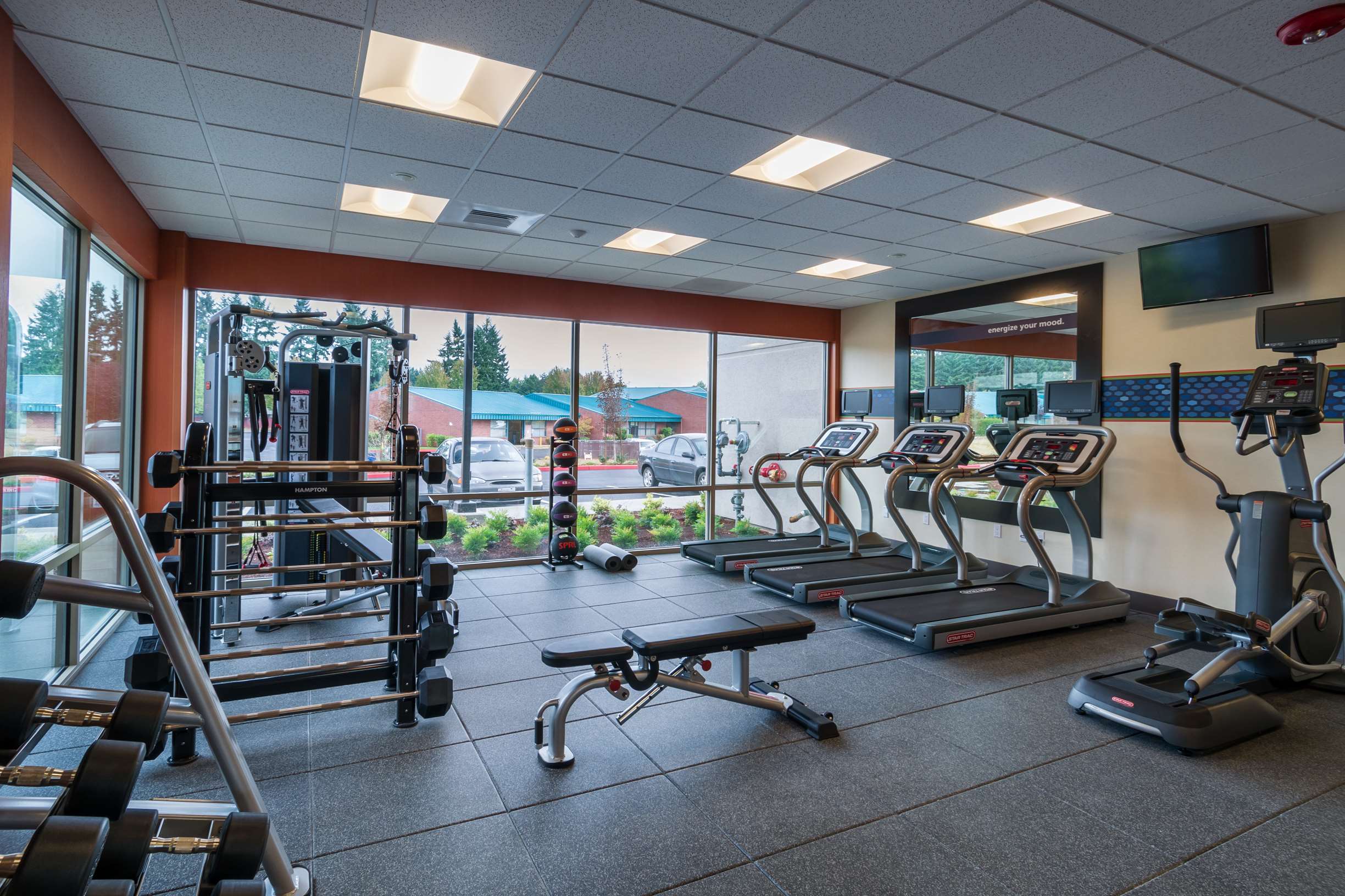 Health club fitness center gym | Hampton Inn & Suites Portland/Vancouver