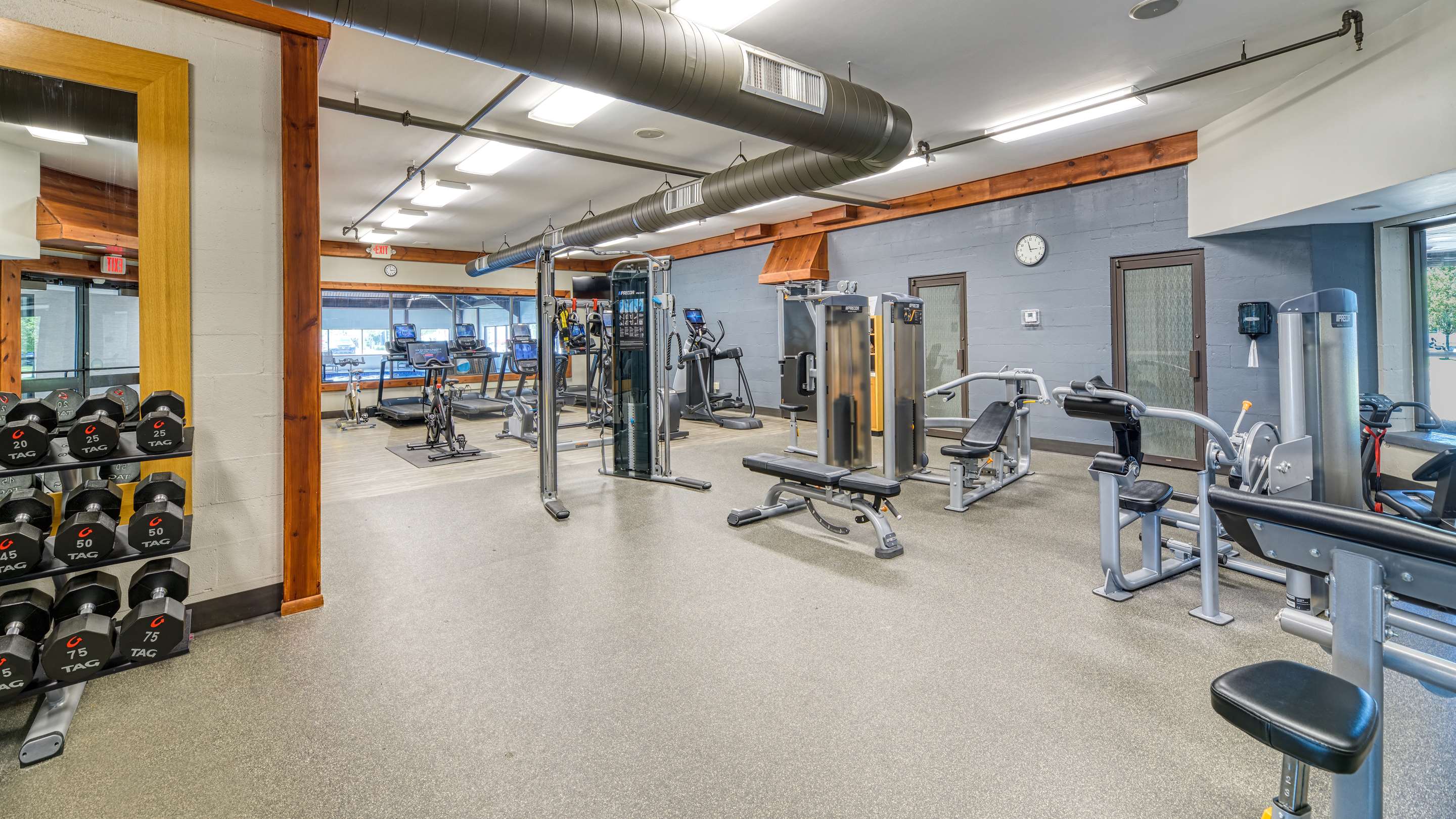 Health club fitness center gym | DoubleTree by Hilton Hotel Port Huron