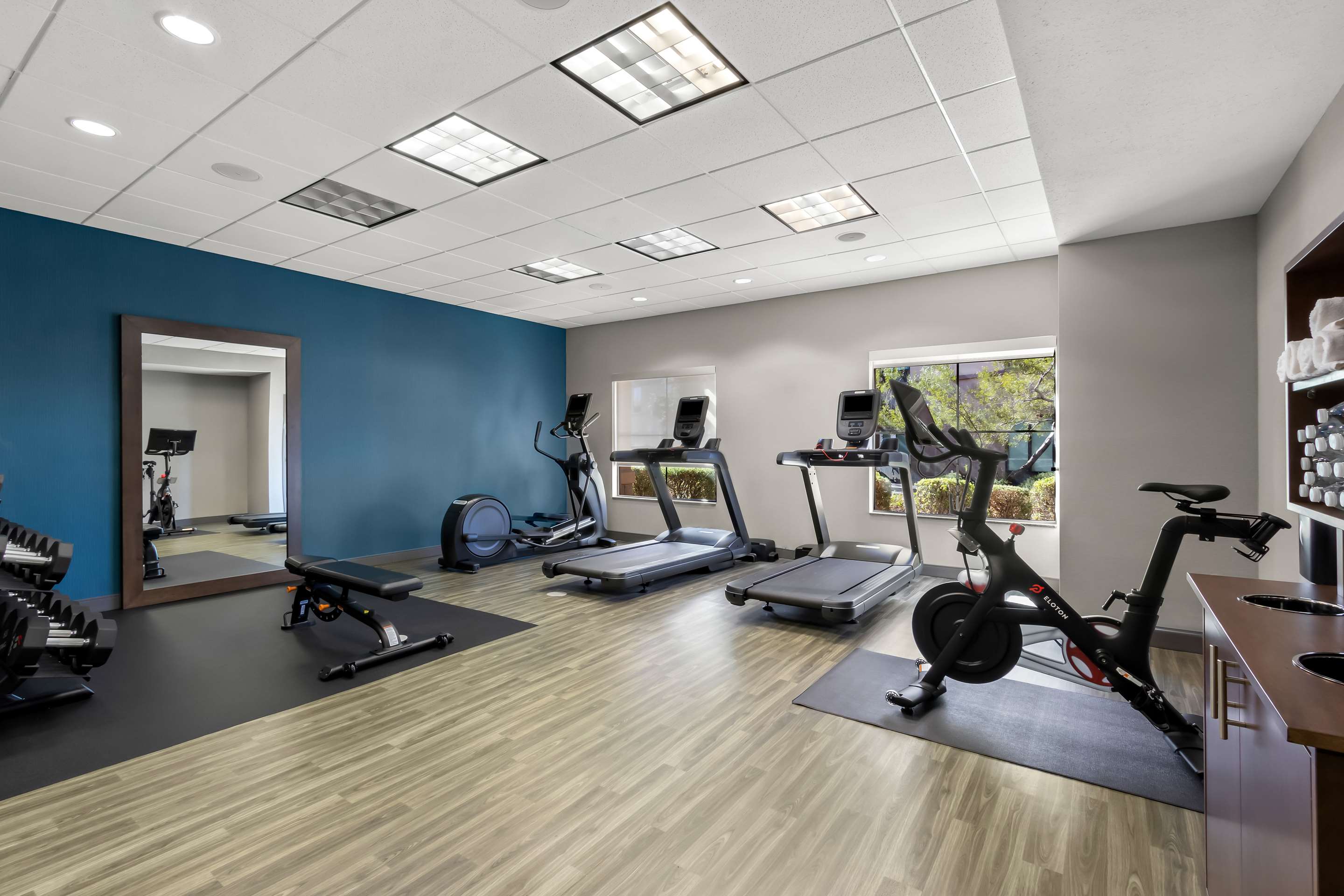 Health club fitness center gym | Hampton Inn & Suites Phoenix/Gilbert