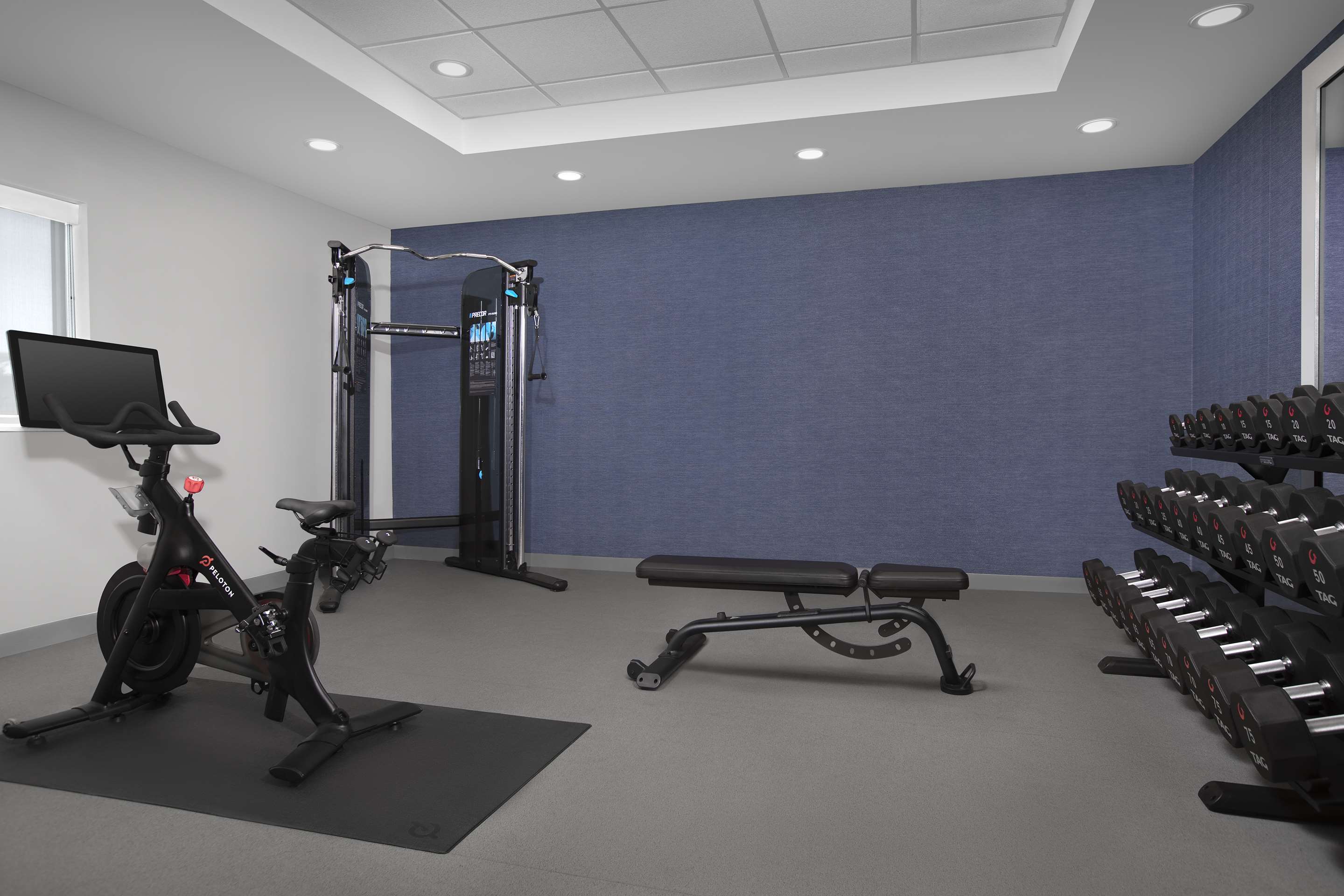 Health club fitness center gym | Home2 Suites by Hilton Pittsburgh / McCandless, PA