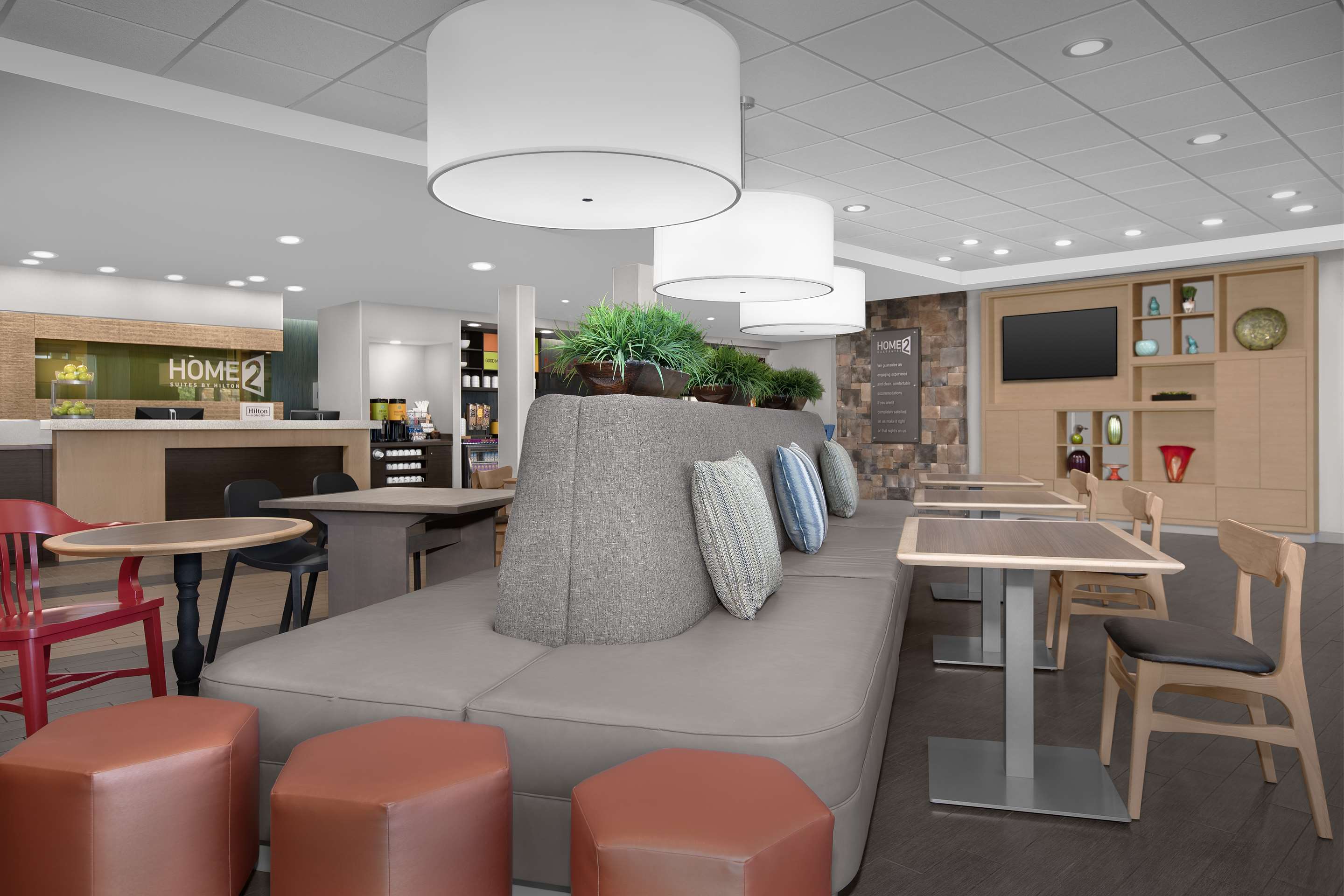 Lobby | Home2 Suites by Hilton Pittsburgh / McCandless, PA
