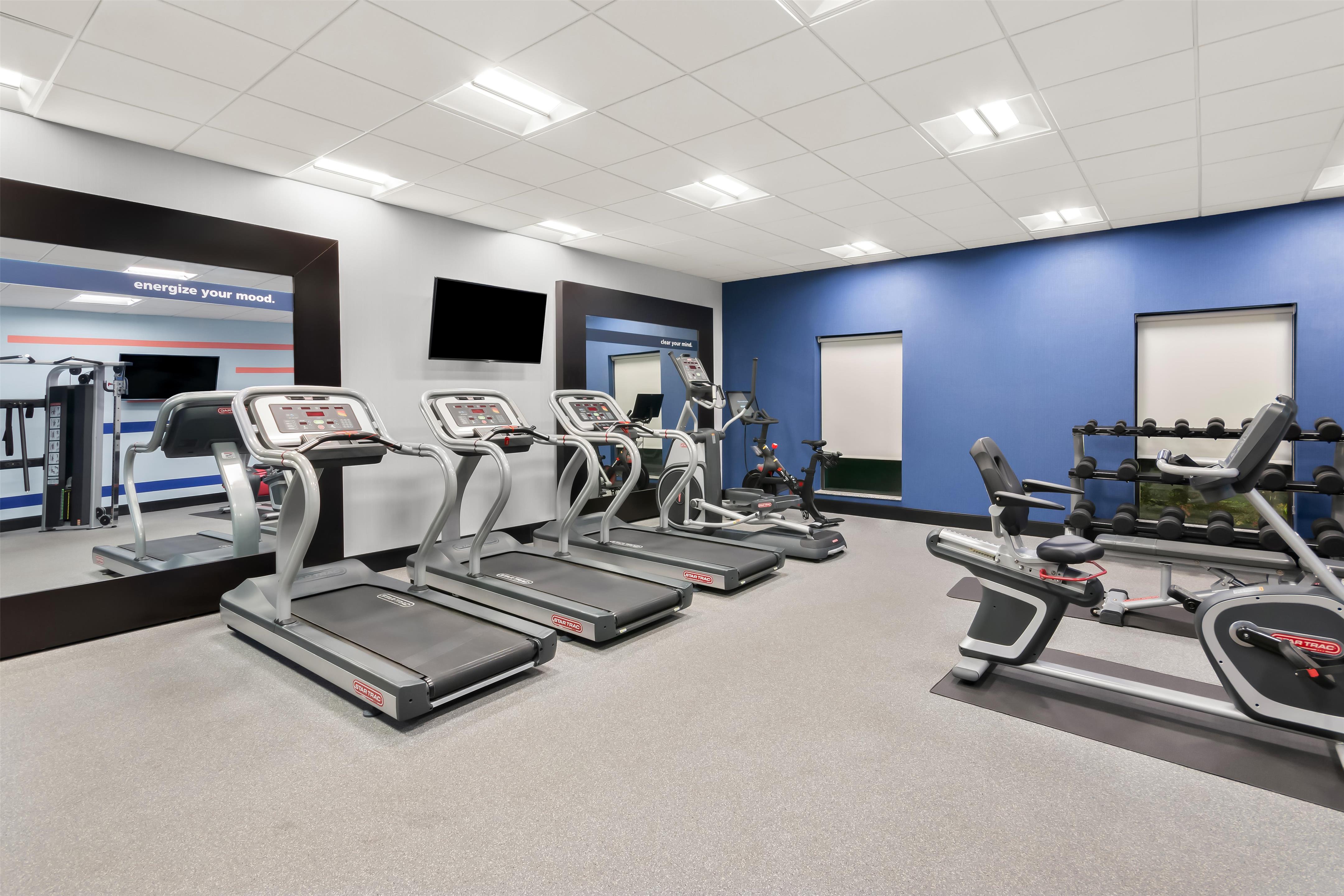 Health club fitness center gym | Hampton Inn & Suites Pensacola/I-10 Pine Forest Road