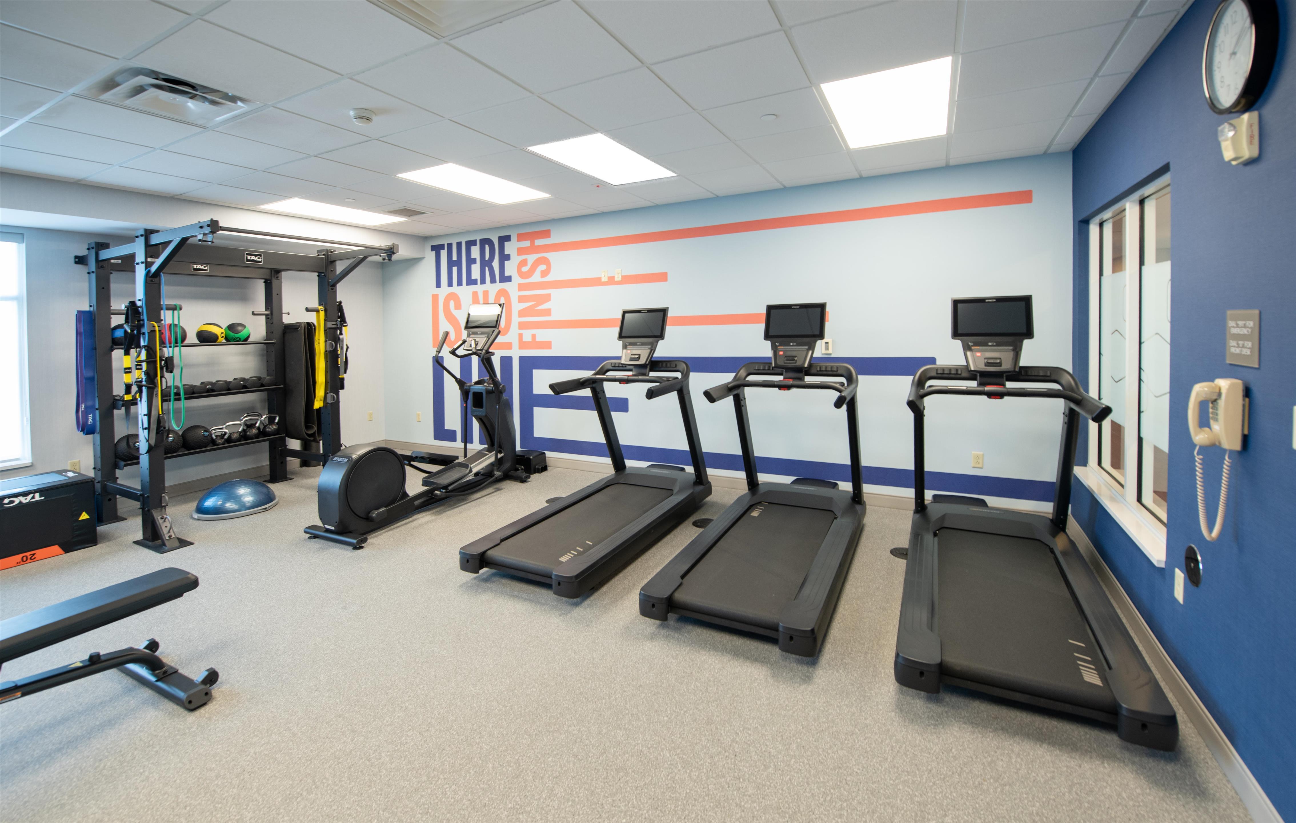 Health club fitness center gym | Hampton Inn Presque Isle Maine
