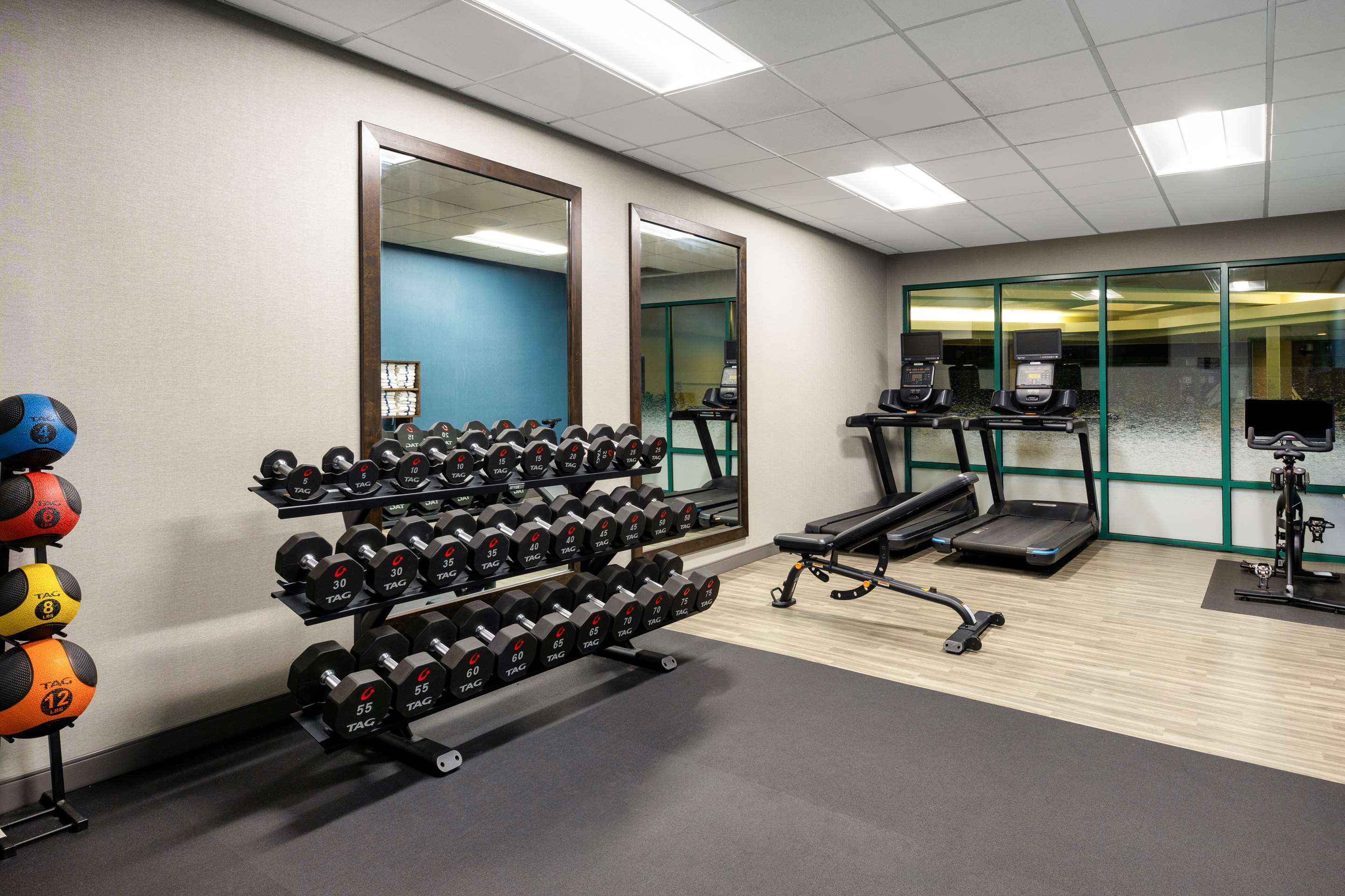Health club fitness center gym | Hampton Inn Richland/Tri-Cities