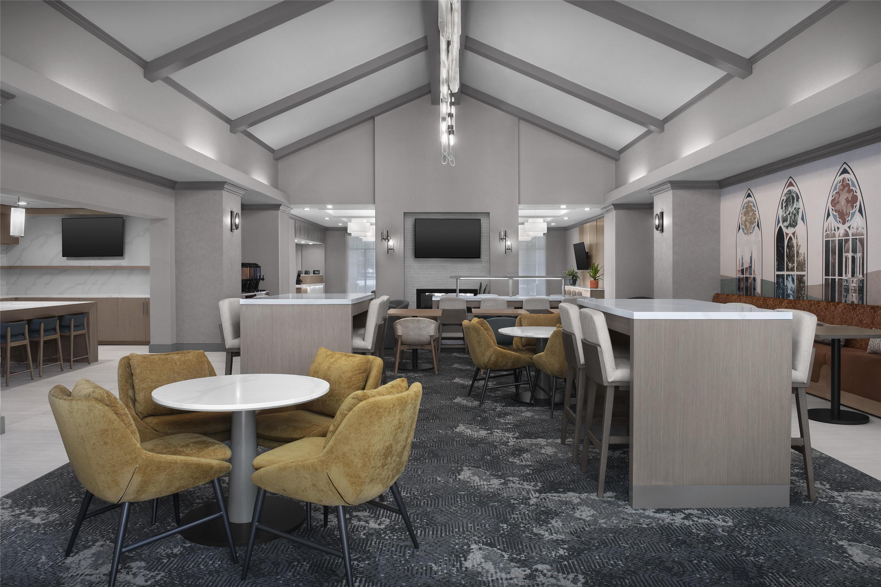 Breakfast Area | Homewood Suites by Hilton Princeton