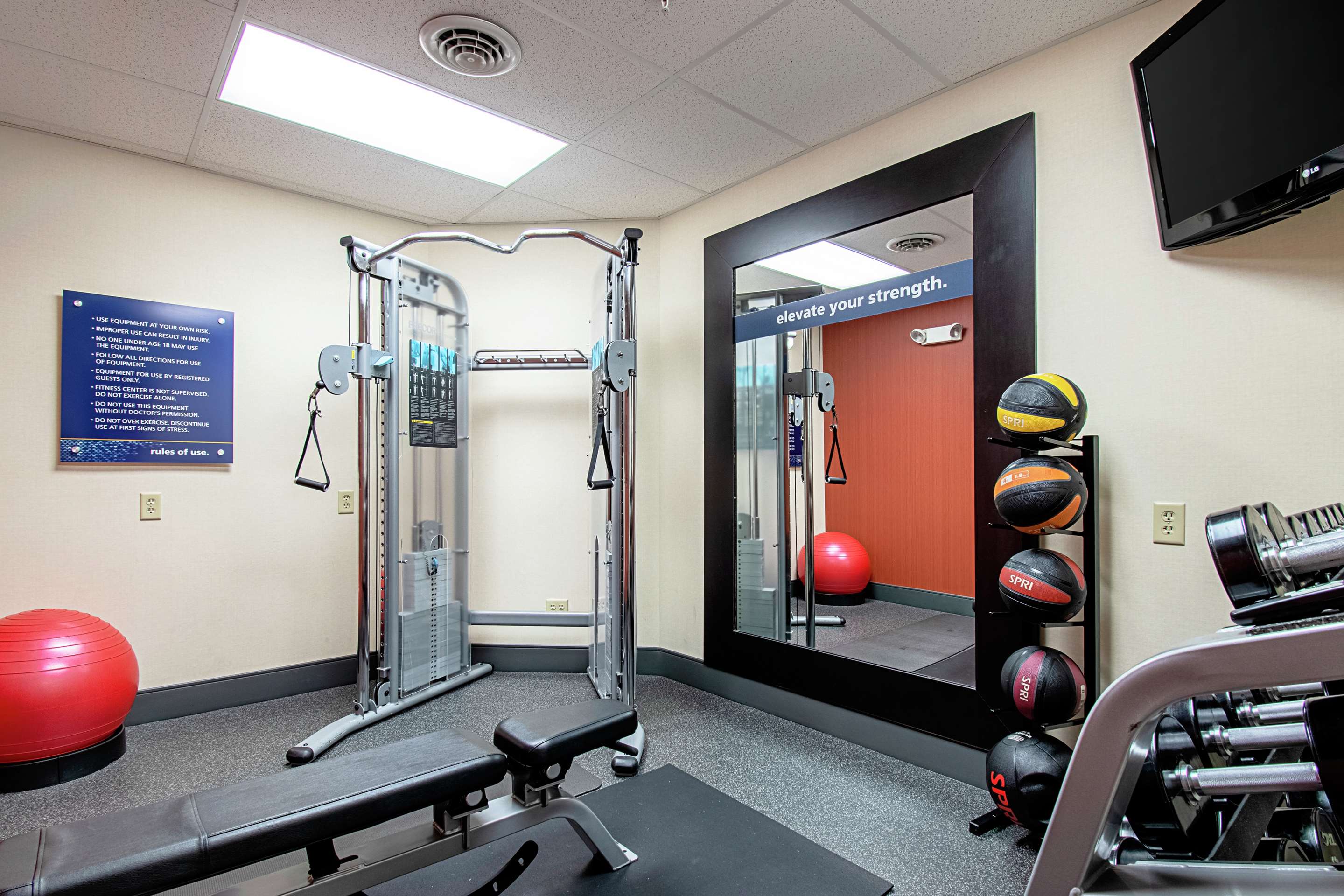Health club fitness center gym