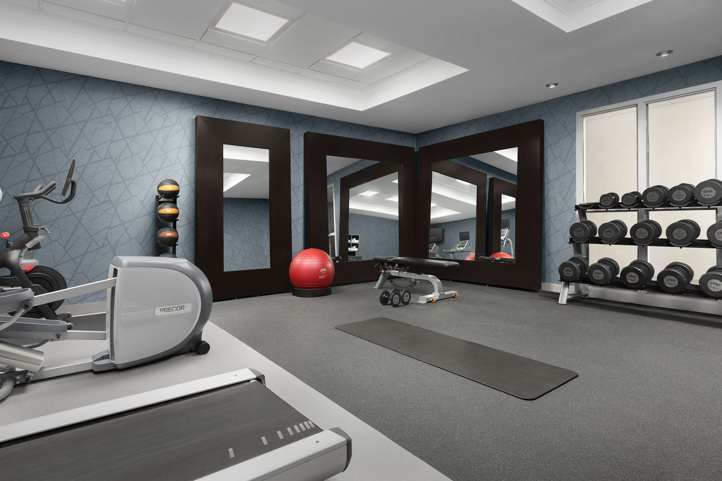 Health club fitness center gym | Homewood Suites by Hilton Reading-Wyomissing