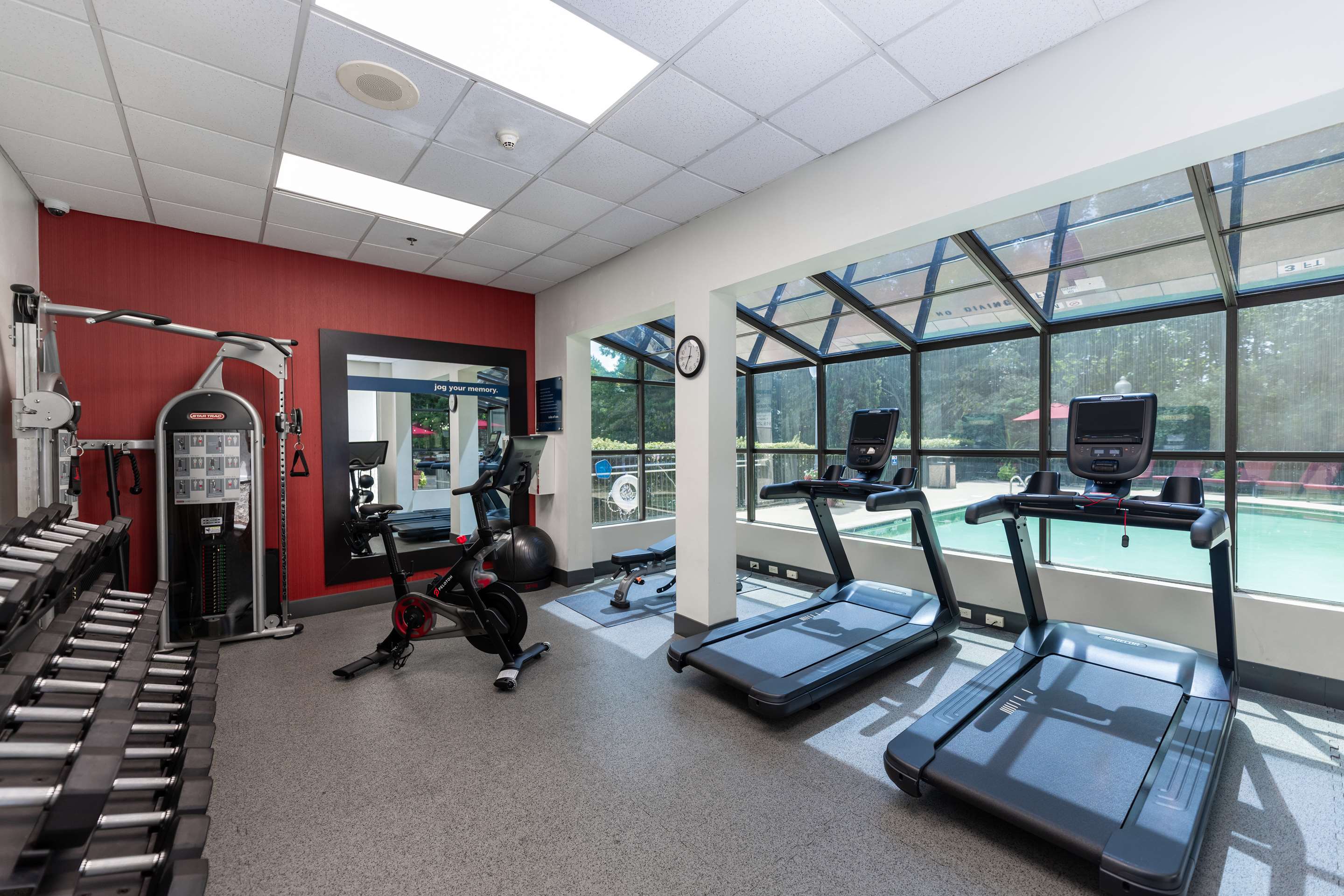 Health club fitness center gym | Hampton Inn & Suites Raleigh/Cary I-40 (PNC Arena)