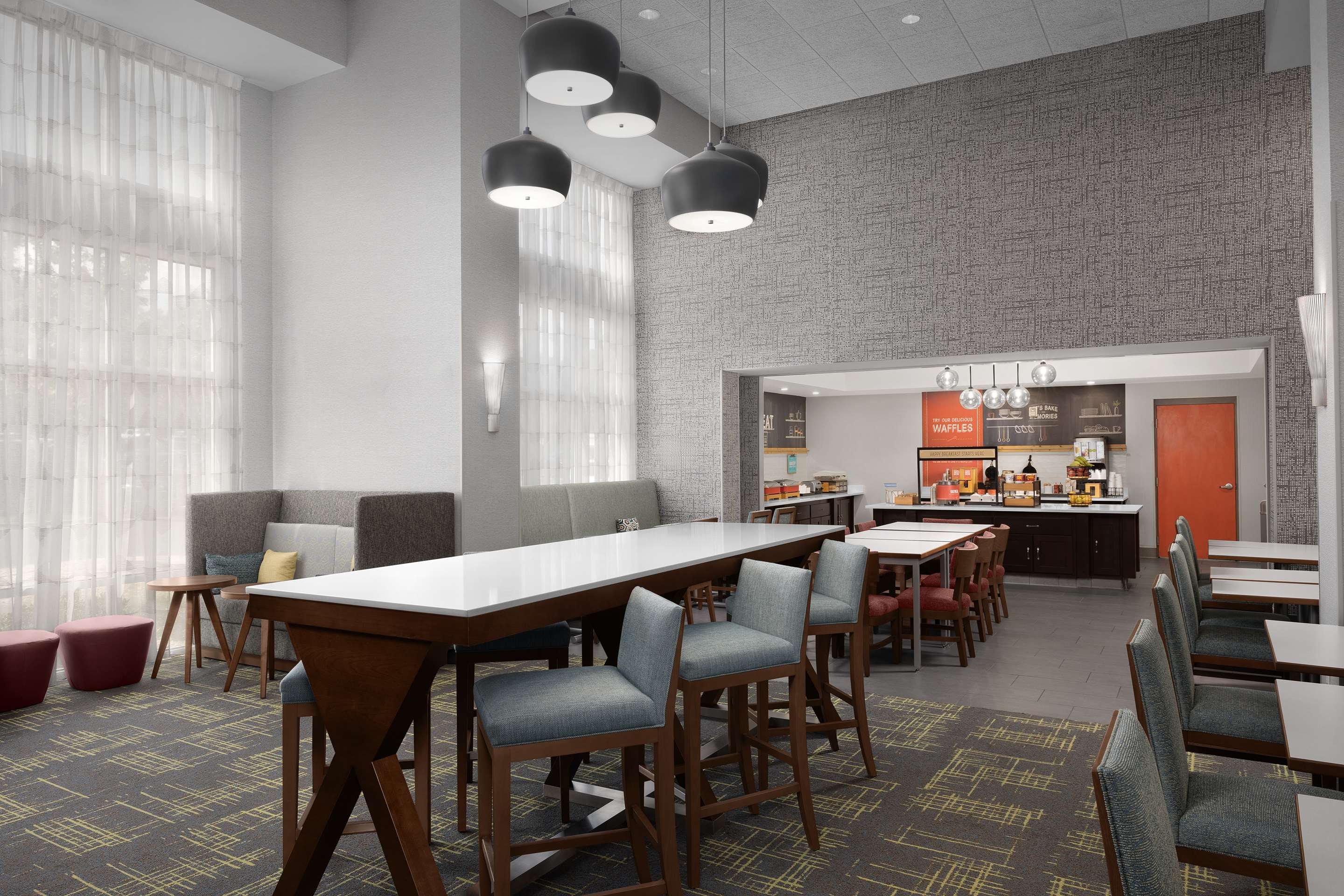 Lobby | Hampton Inn & Suites Durham/North I-85