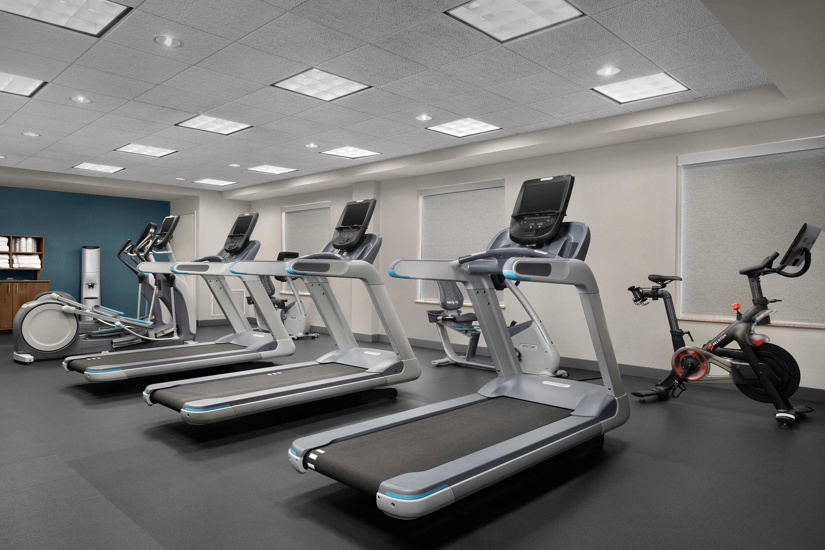 Health club fitness center gym | Hampton Inn & Suites Durham/North I-85