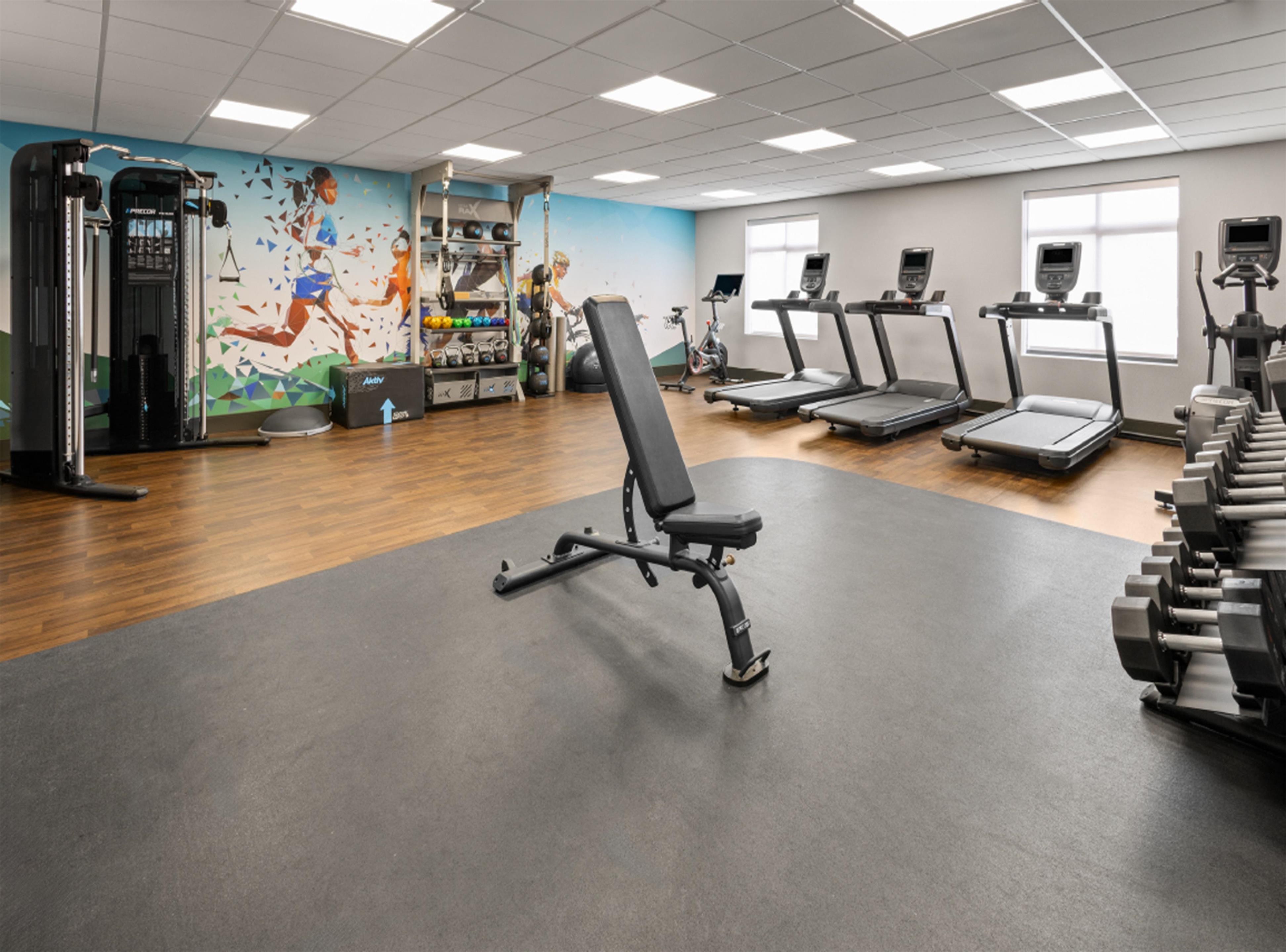 Health club fitness center gym | Hampton Inn & Suites Richmond/Glenside