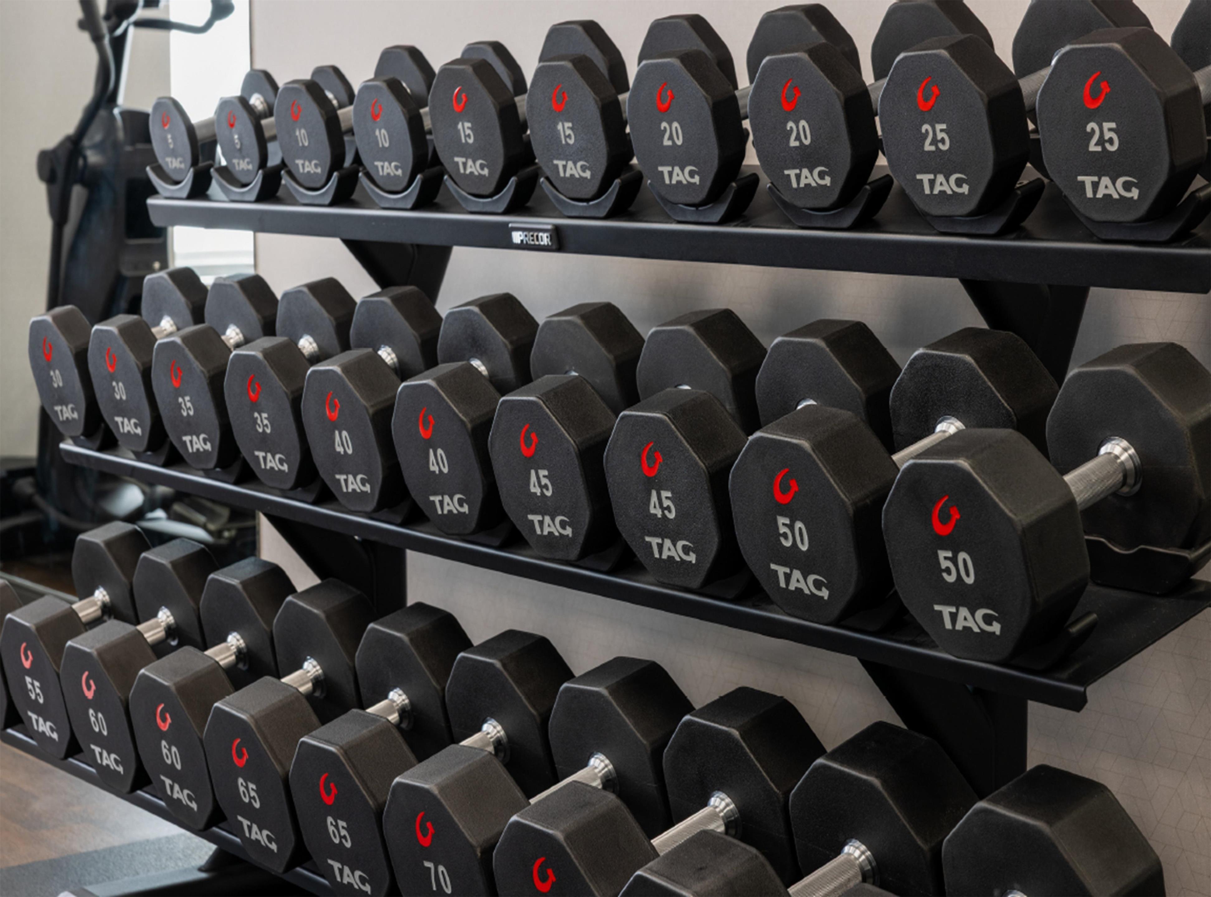 Health club fitness center gym | Hampton Inn & Suites Richmond/Glenside