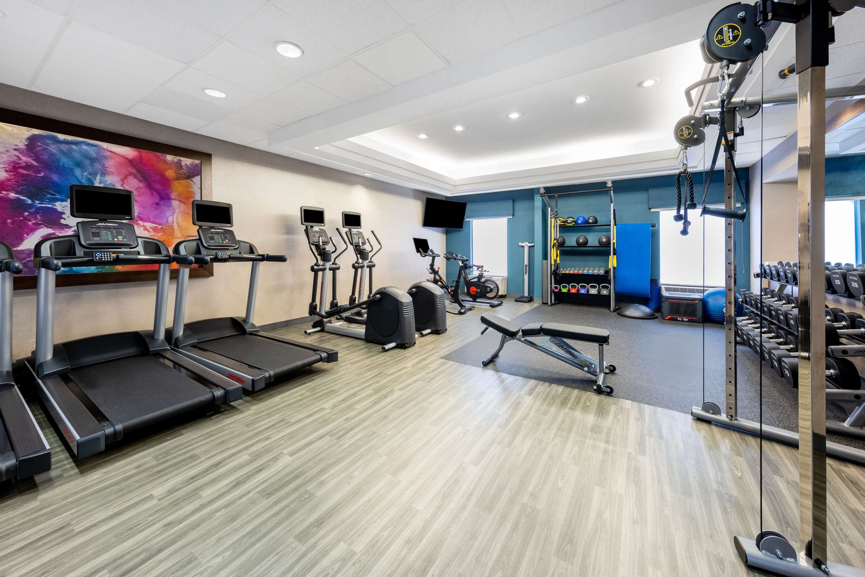 Health club fitness center gym | Hampton Inn Richmond/Midlothian Turnpike