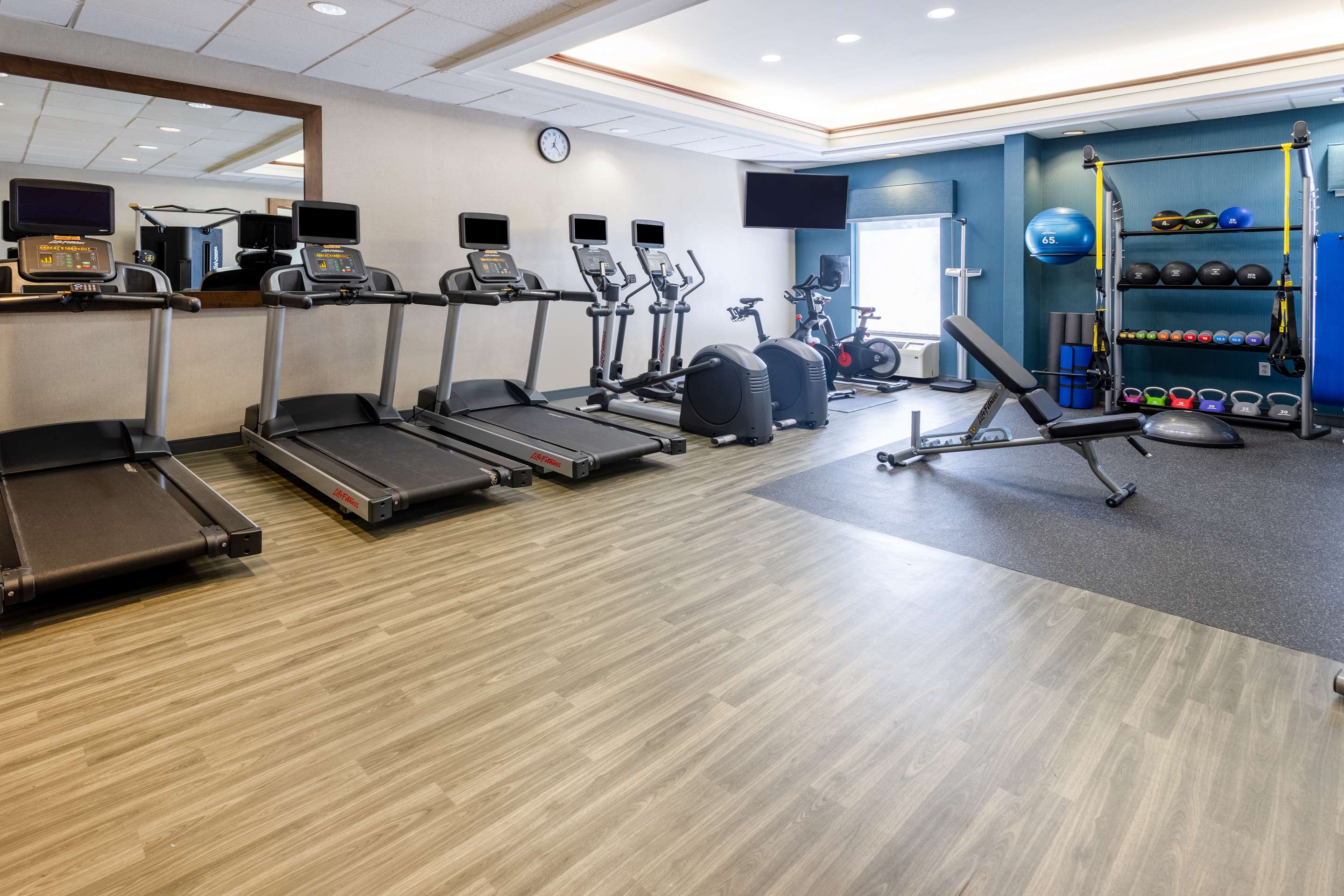 Health club fitness center gym | Hampton Inn Richmond-SW Hull Street