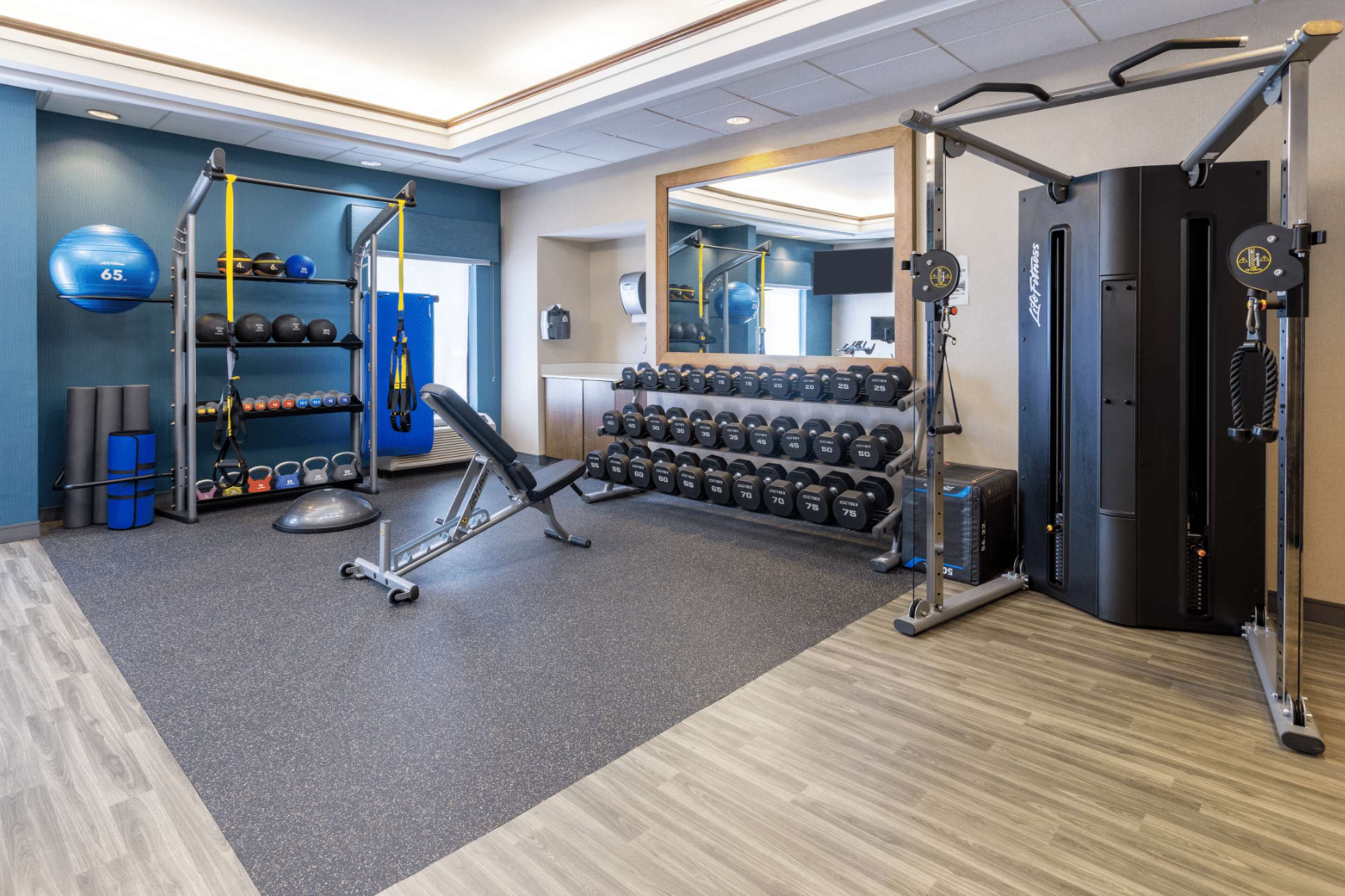Health club fitness center gym | Hampton Inn Richmond-SW Hull Street