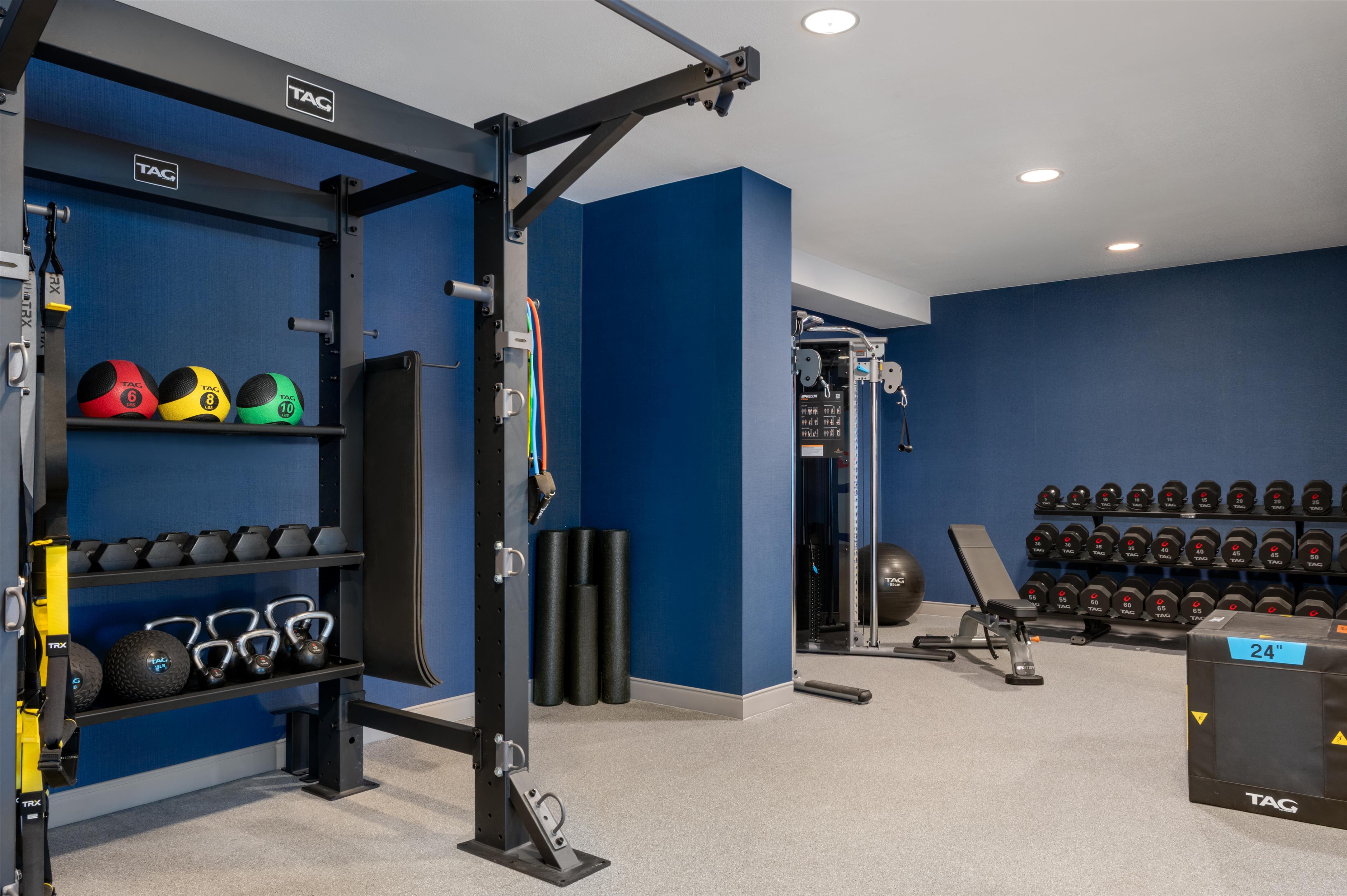 Health club fitness center gym