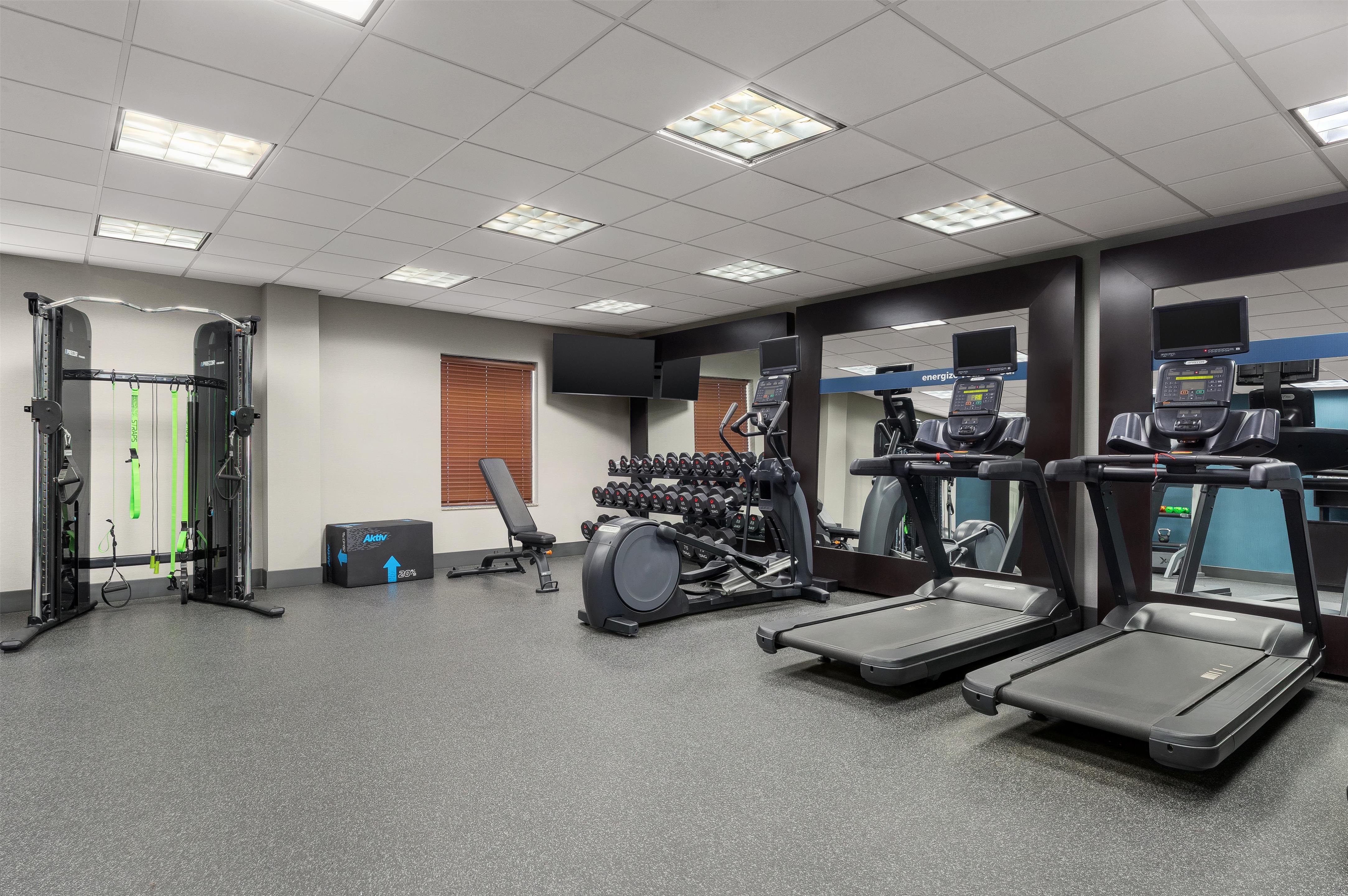 Health club fitness center gym | Hampton Inn & Suites Adairsville-Calhoun Area