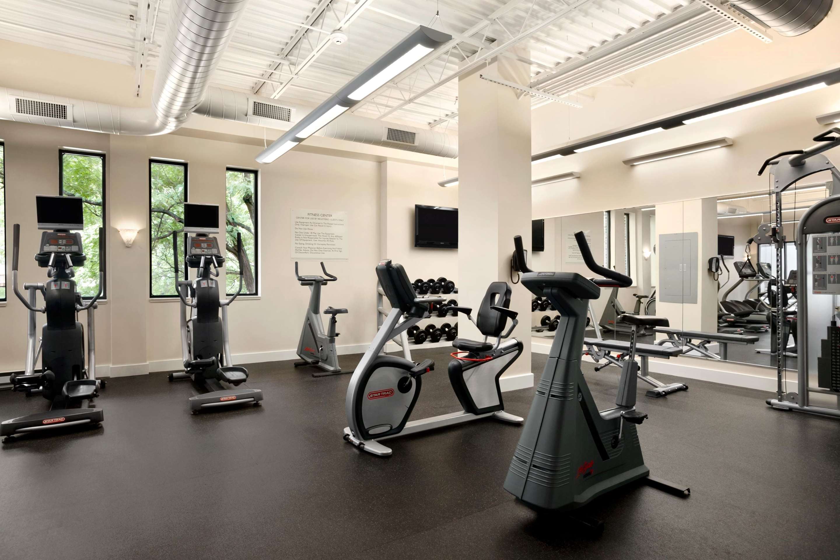 Health club fitness center gym | Hilton Garden Inn Rochester/Pittsford