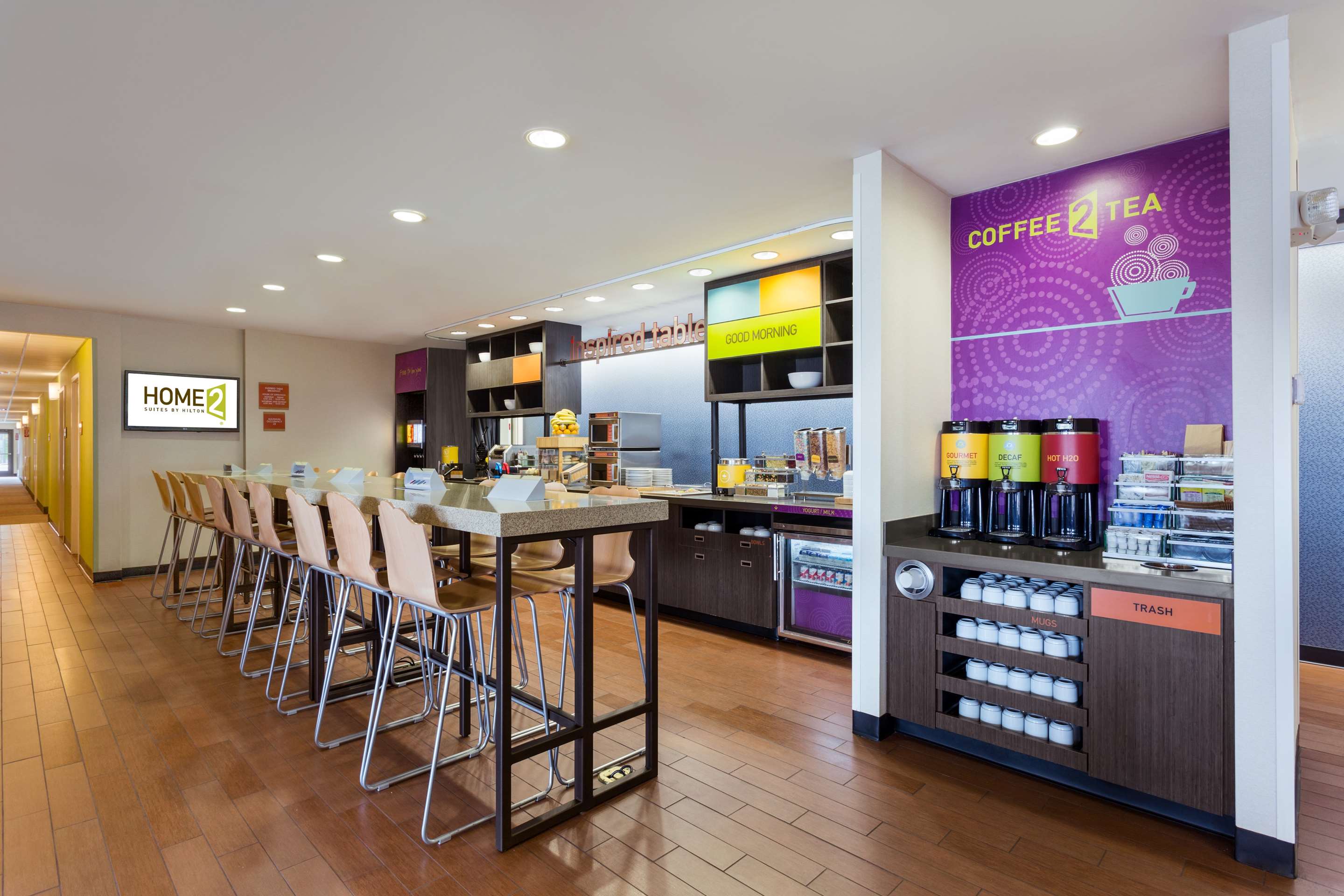 Breakfast Area | Home2 Suites by Hilton Rochester Henrietta, NY