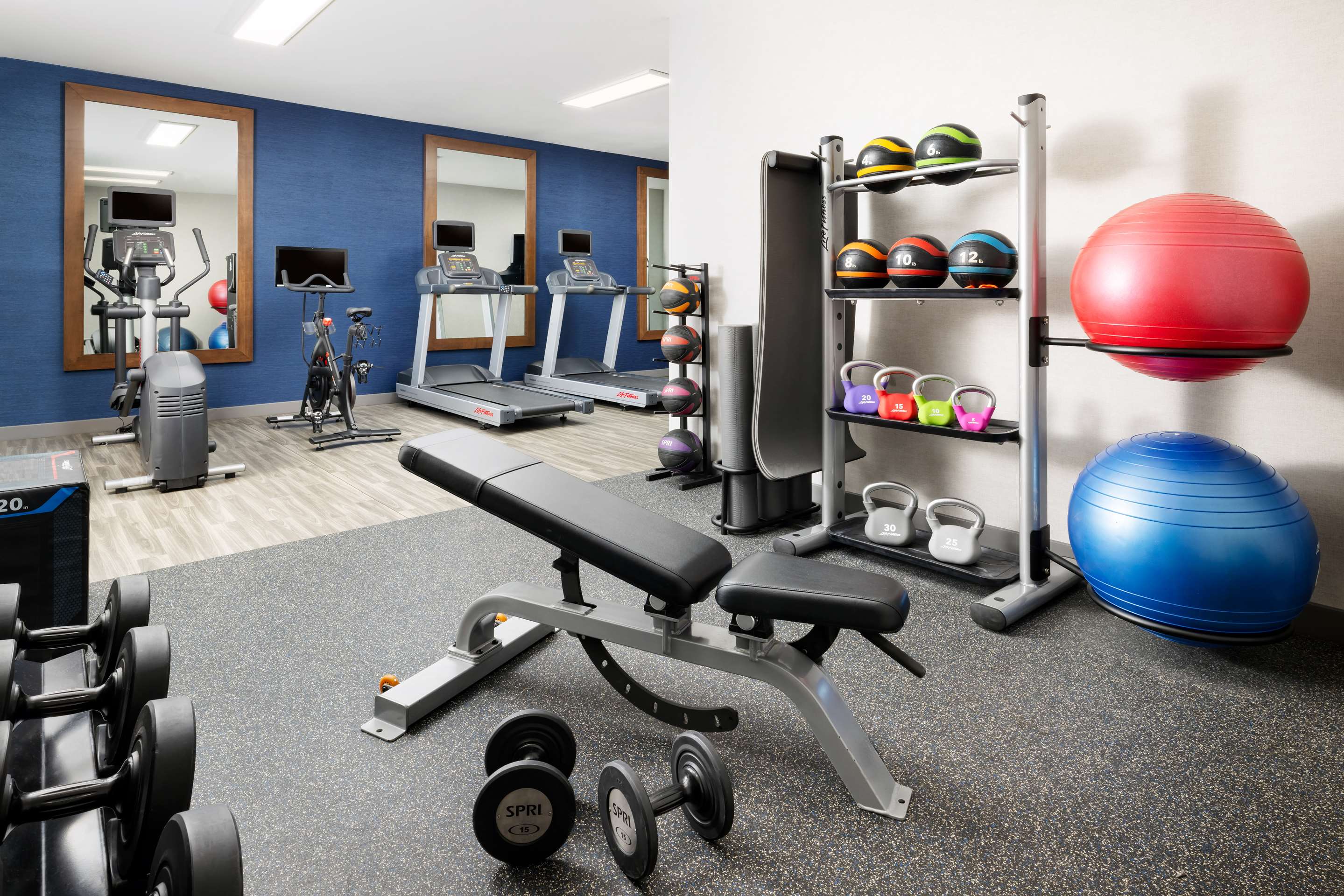 Health club fitness center gym