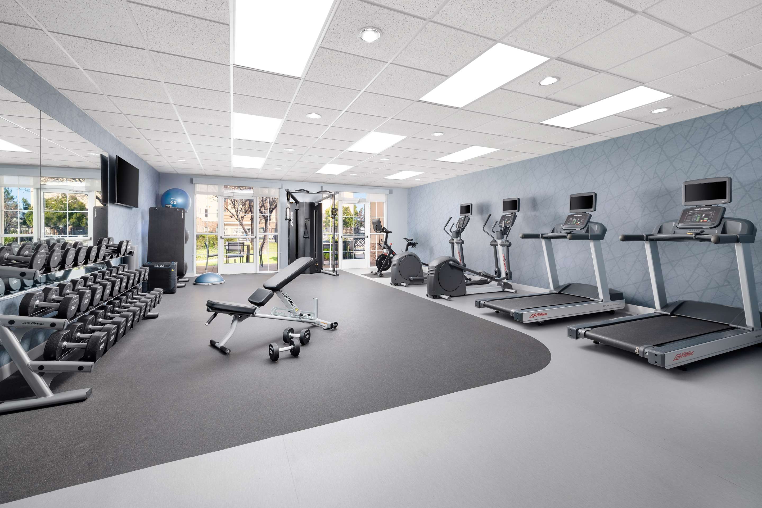 Health club fitness center gym | Homewood Suites Sacramento Roseville