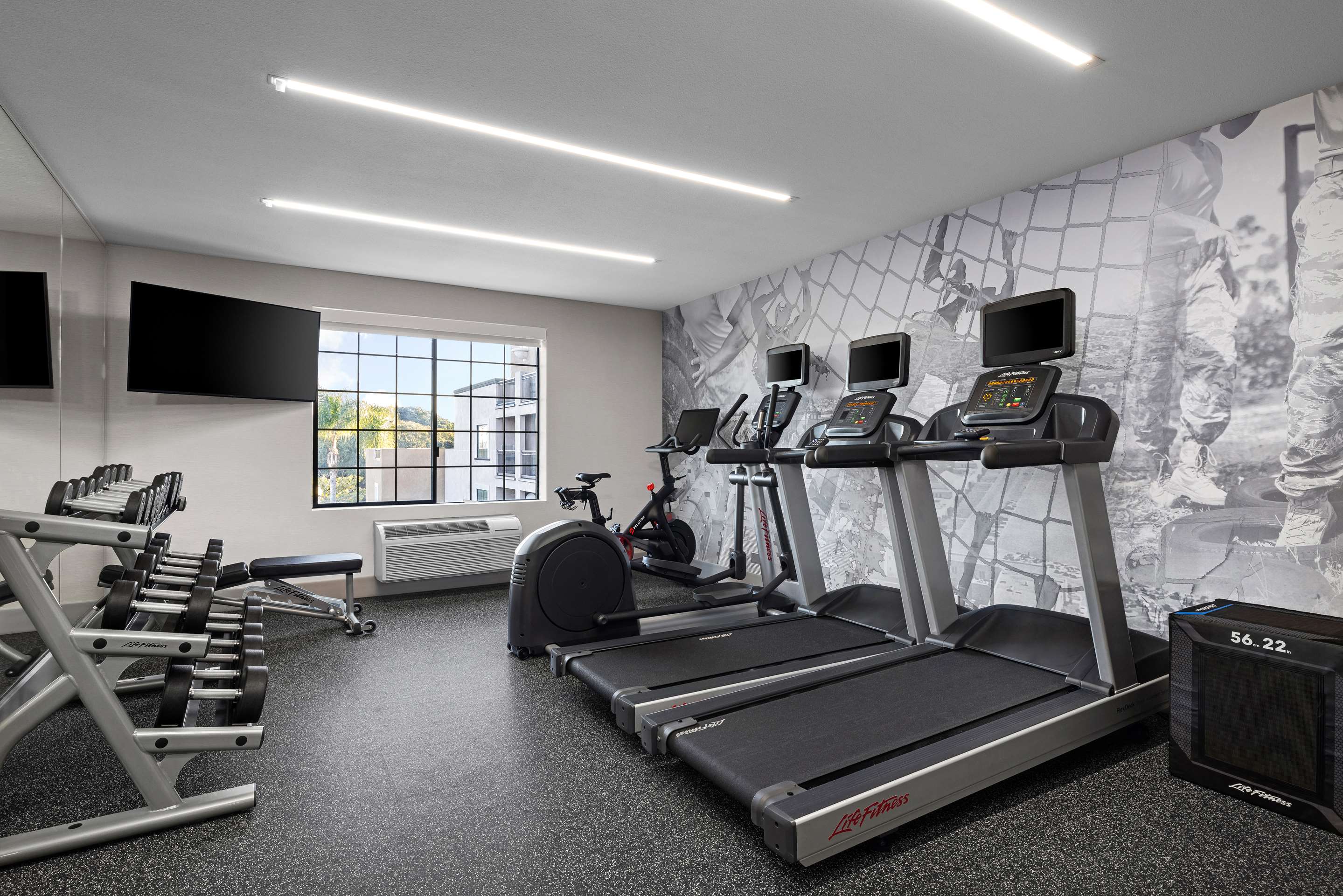 Health club fitness center gym | Homewood Suites by Hilton San Diego Airport/Liberty Station