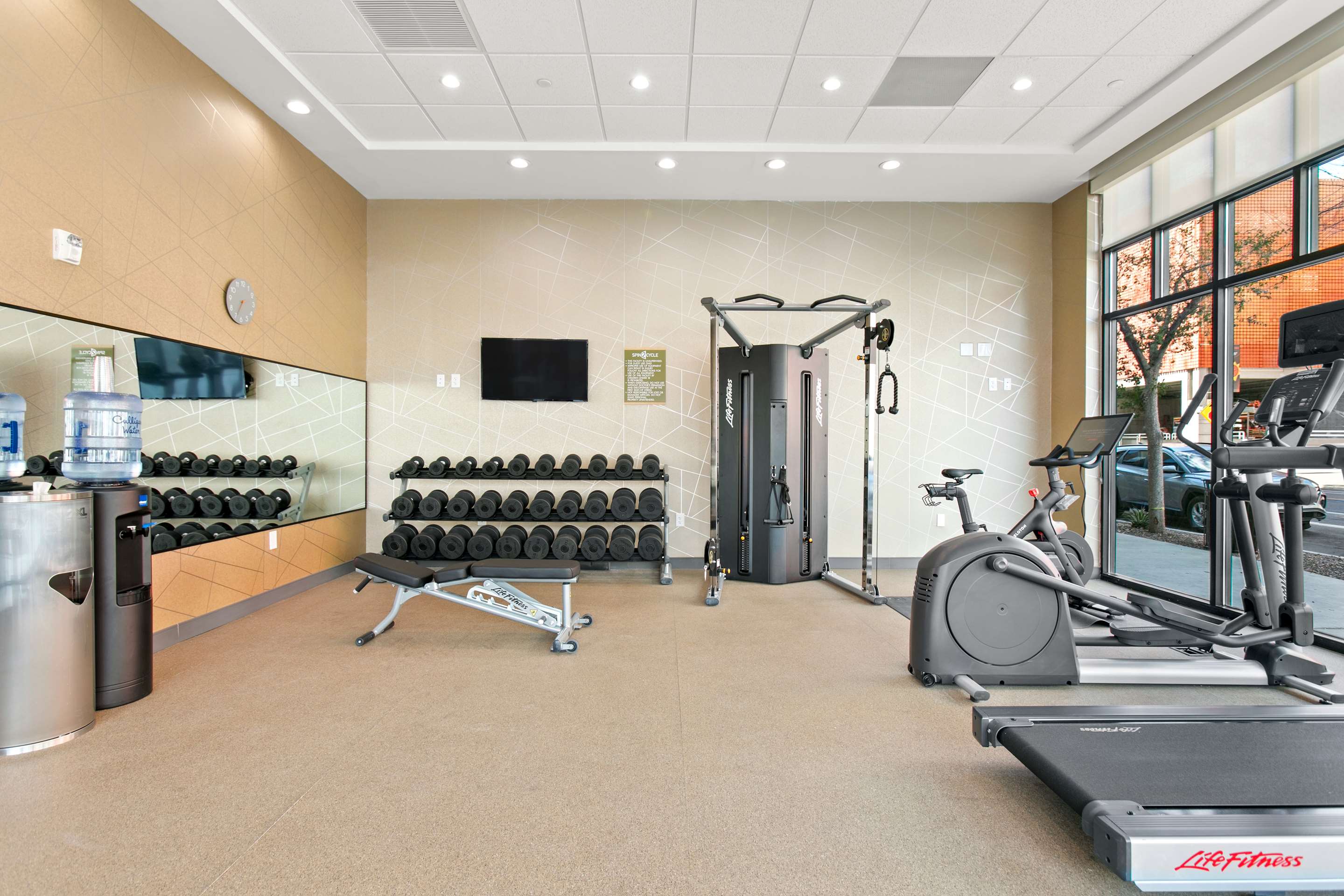 Health club fitness center gym | Homewood Suites by Hilton San Antonio Riverwalk/Downtown