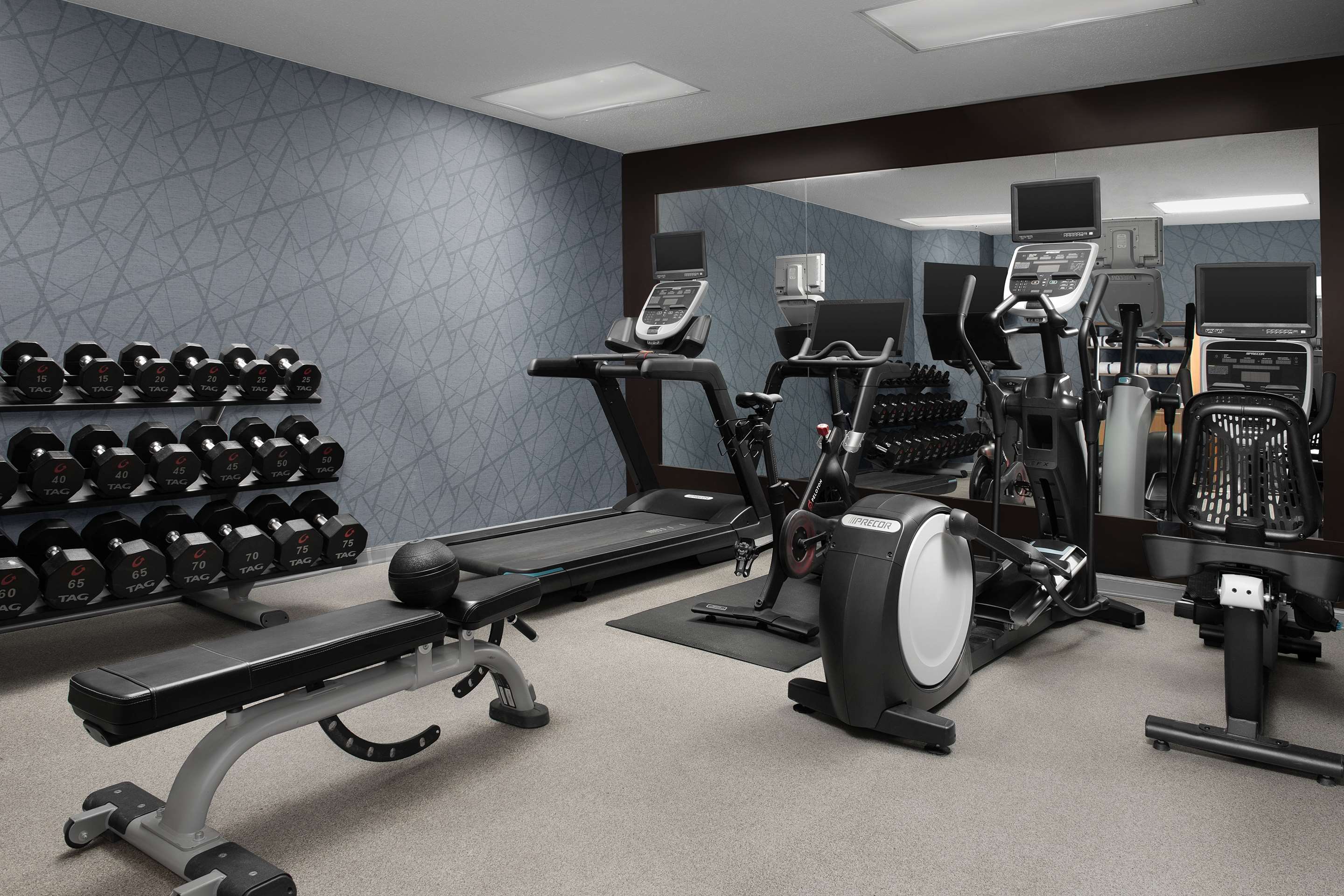 Health club fitness center gym | Homewood Suites by Hilton San Antonio Riverwalk/Downtown