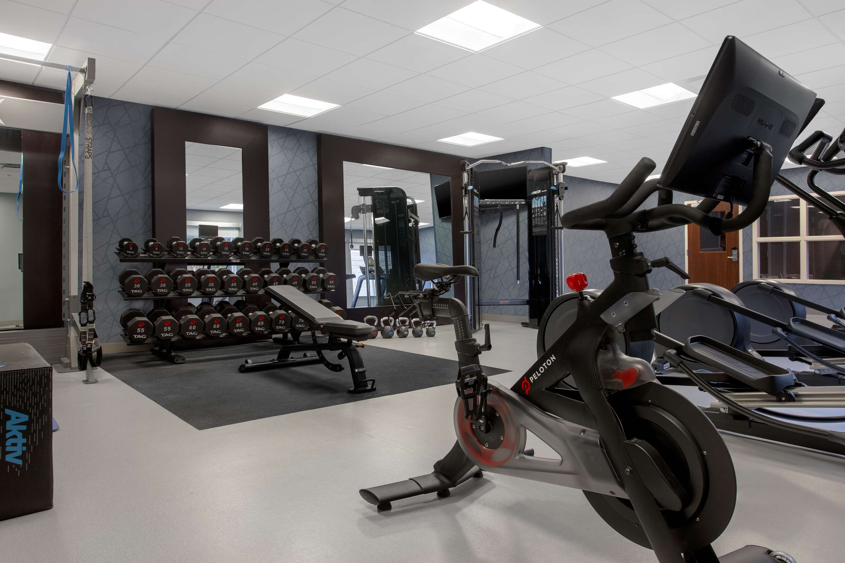 Health club fitness center gym | Homewood Suites by Hilton Lackland AFB/SeaWorld, TX