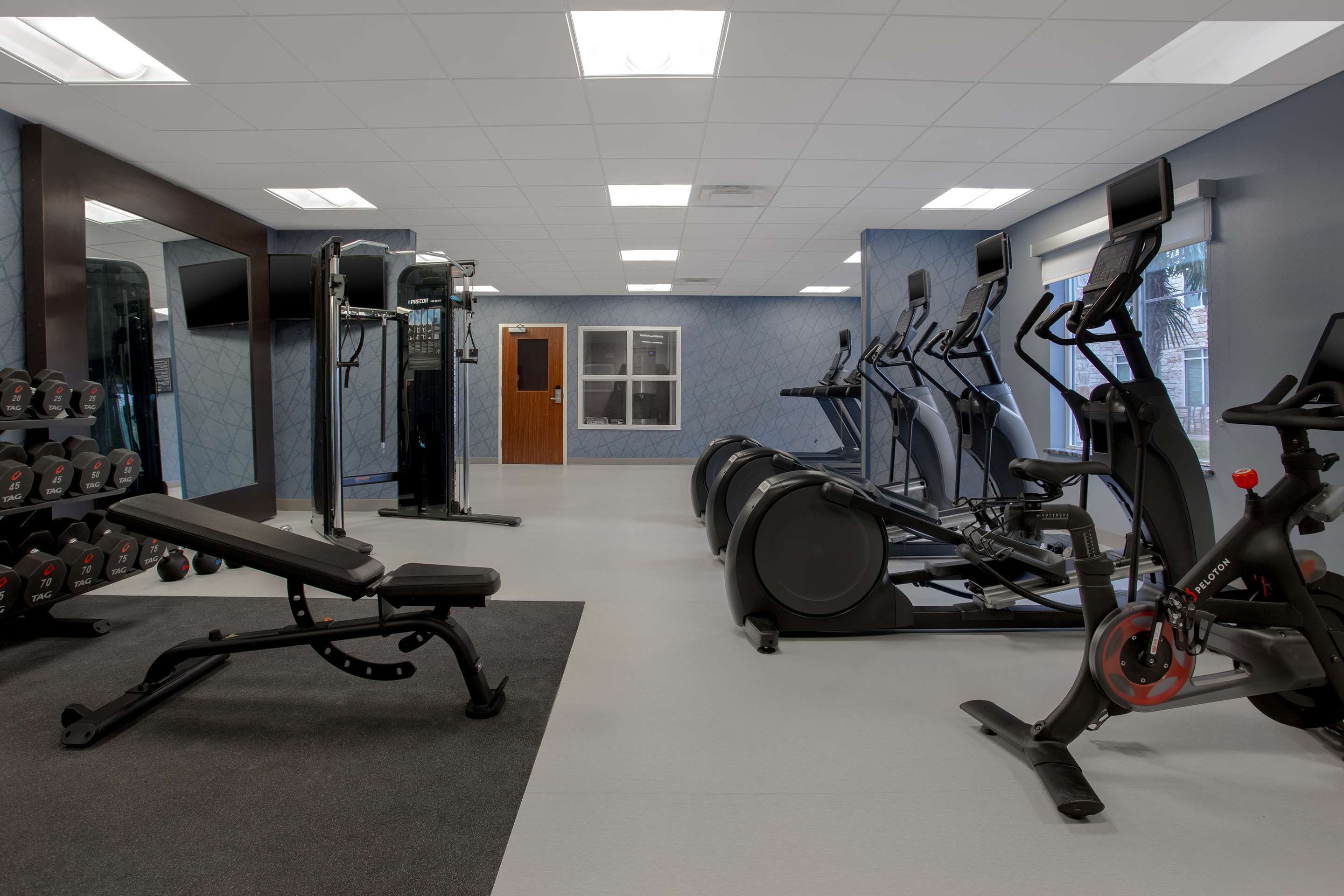 Health club fitness center gym | Homewood Suites by Hilton Lackland AFB/SeaWorld, TX