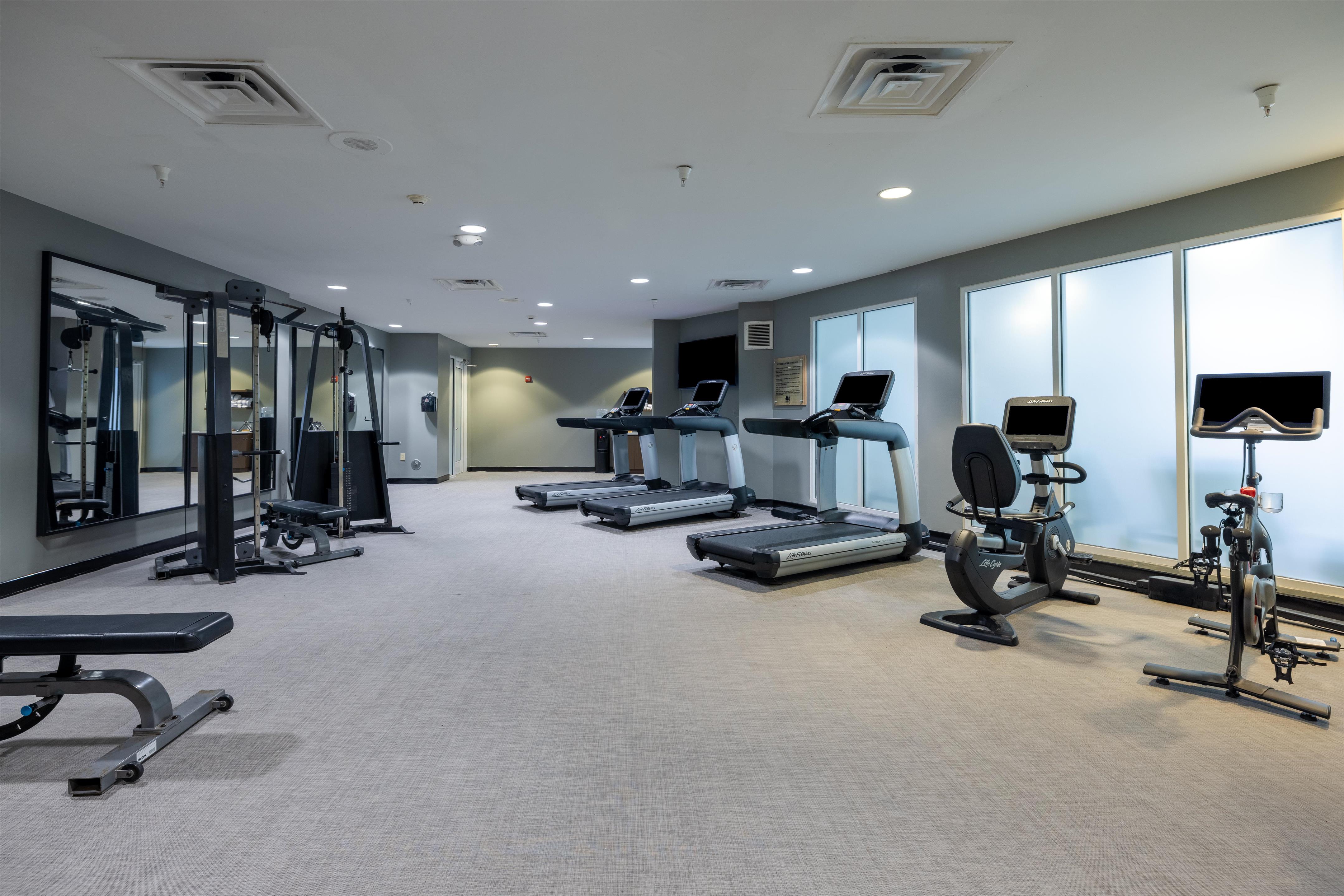 Health club fitness center gym | DoubleTree by Hilton Hotel Savannah Airport