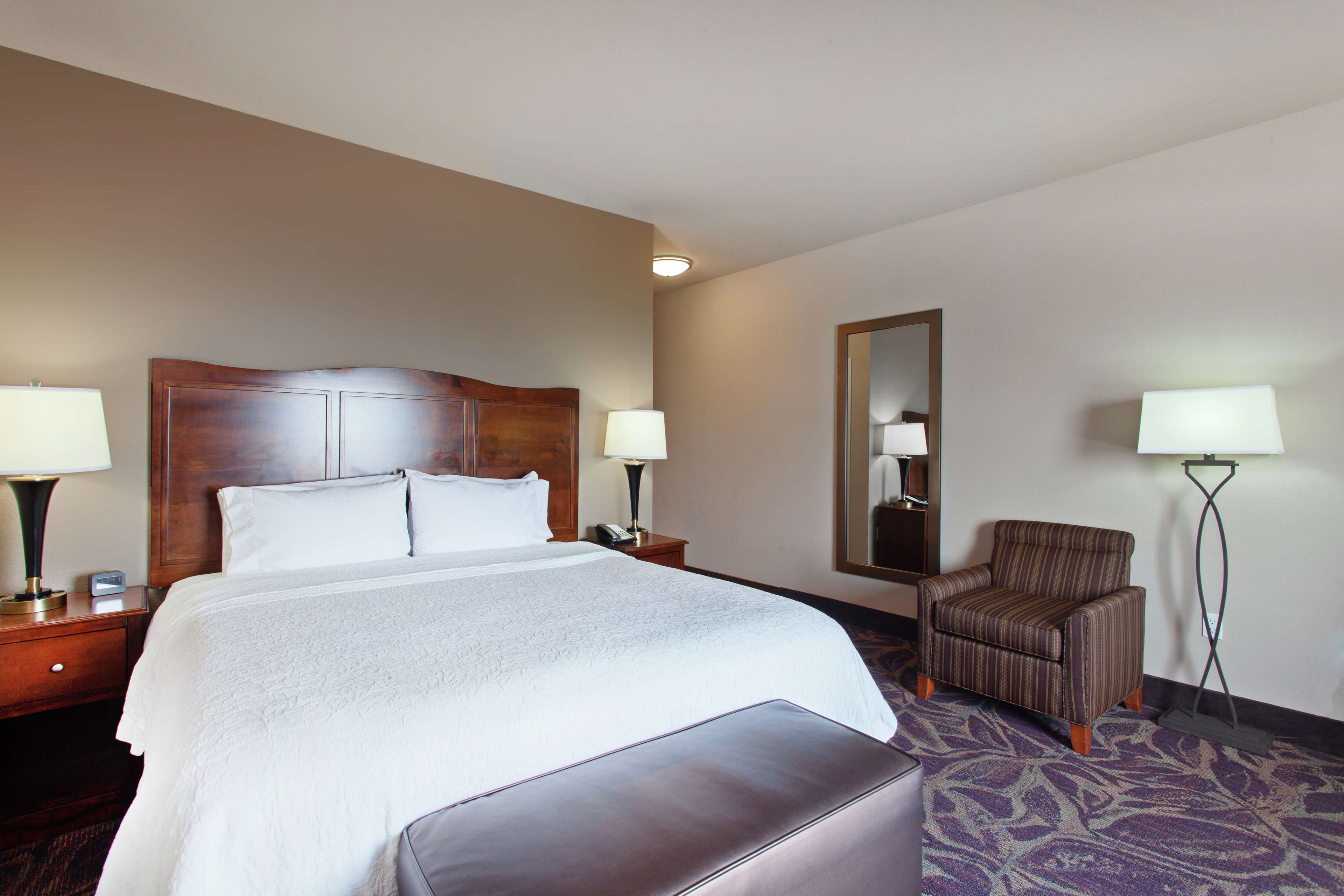 Hampton Inn by Hilton Seattle/Everett Room Type - 1 KING WTR VW W MIC FRG NS