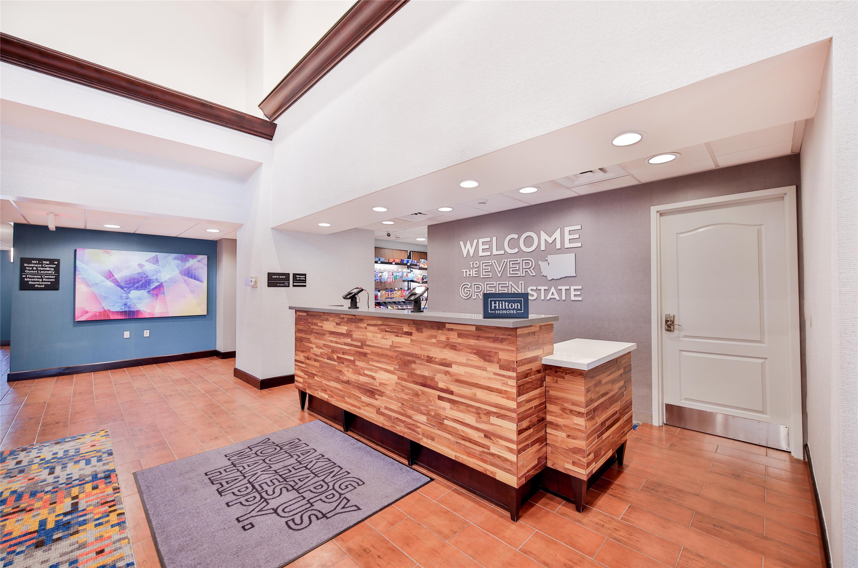Reception | Hampton Inn & Suites Seattle/Kent,WA
