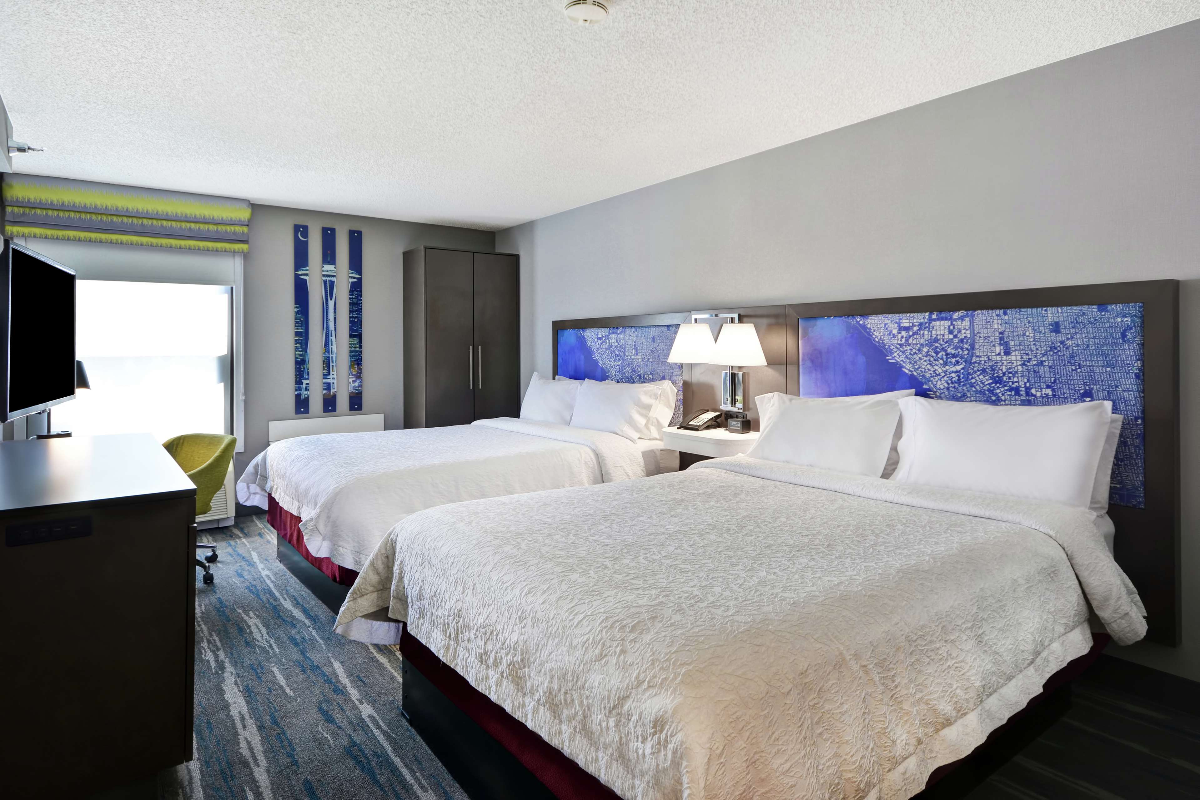 Hampton Inn by Hilton Seattle/Southcenter Room Type - 2 QUEEN BEDS NONSMOKING