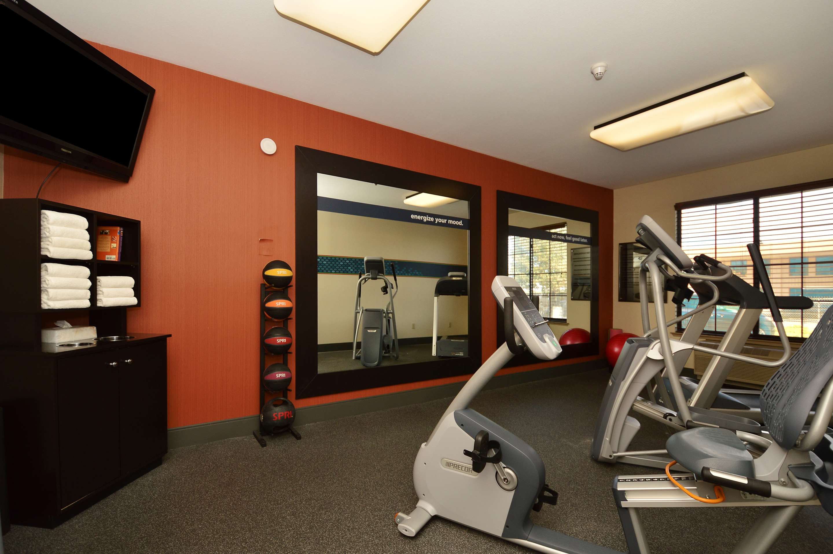 Health club fitness center gym | Hampton Inn & Suites San Francisco-Burlingame-Airport South