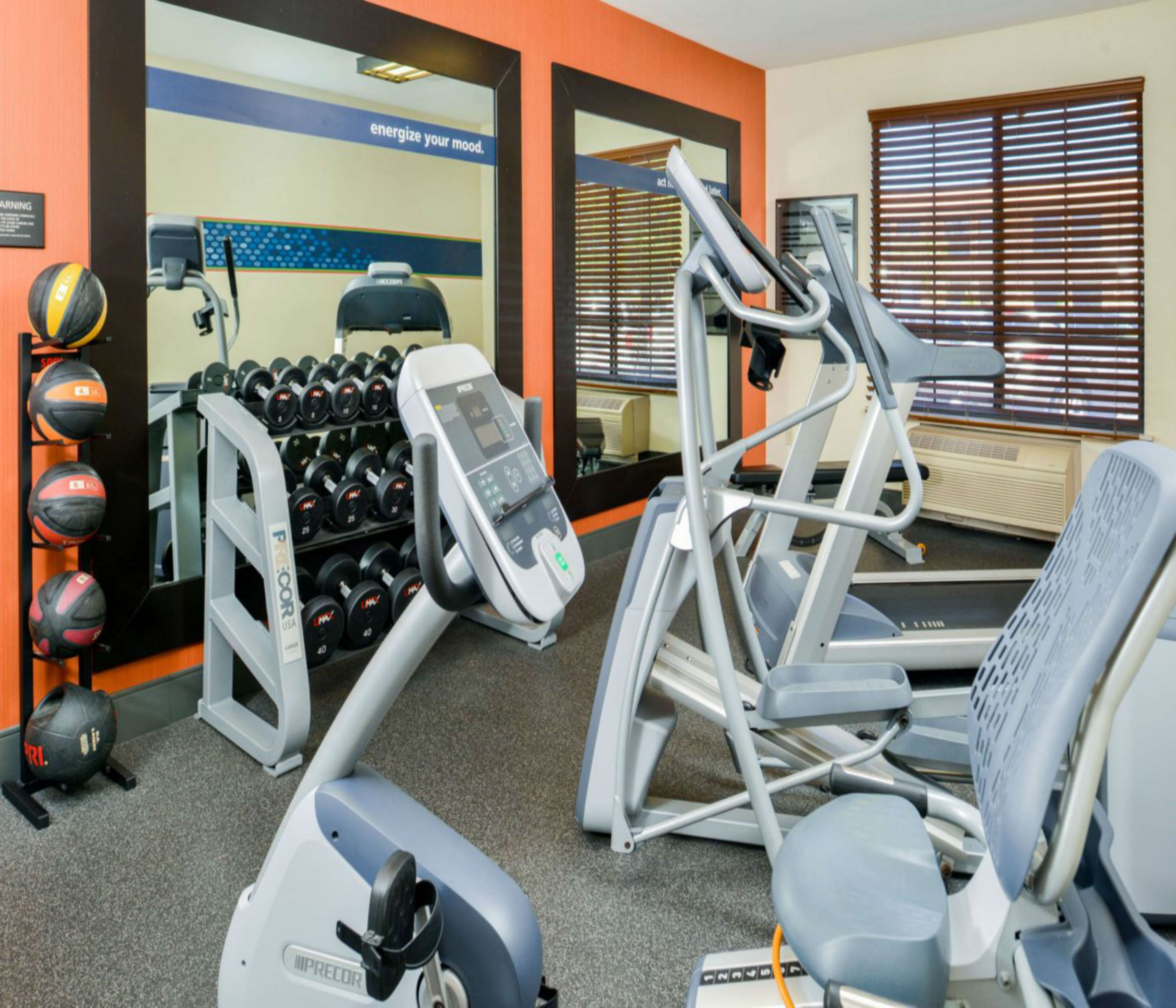 Health club fitness center gym | Hampton Inn & Suites San Francisco-Burlingame-Airport South