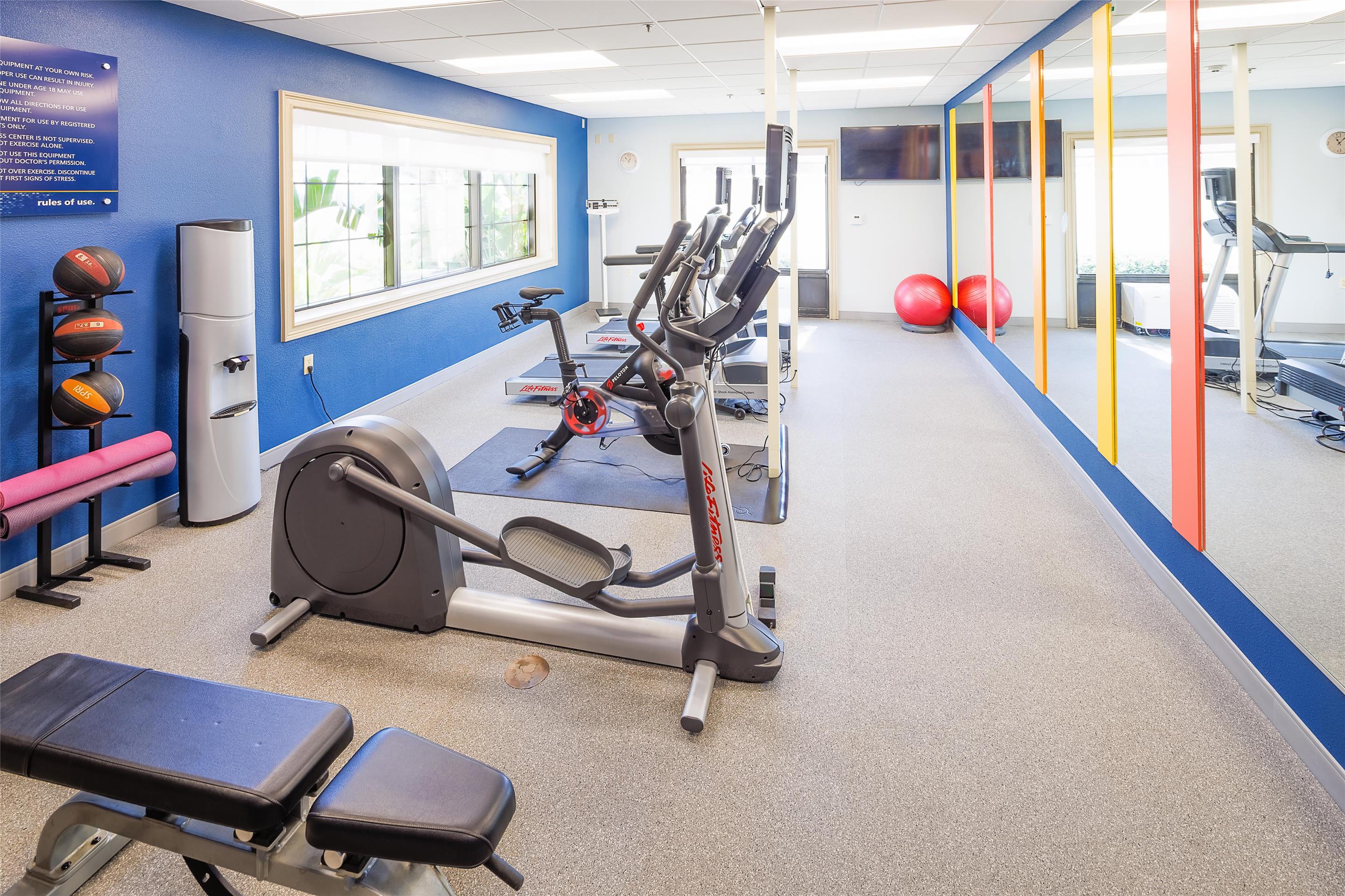 Health club fitness center gym | Hampton Inn & Suites St. Augustine-Vilano Beach