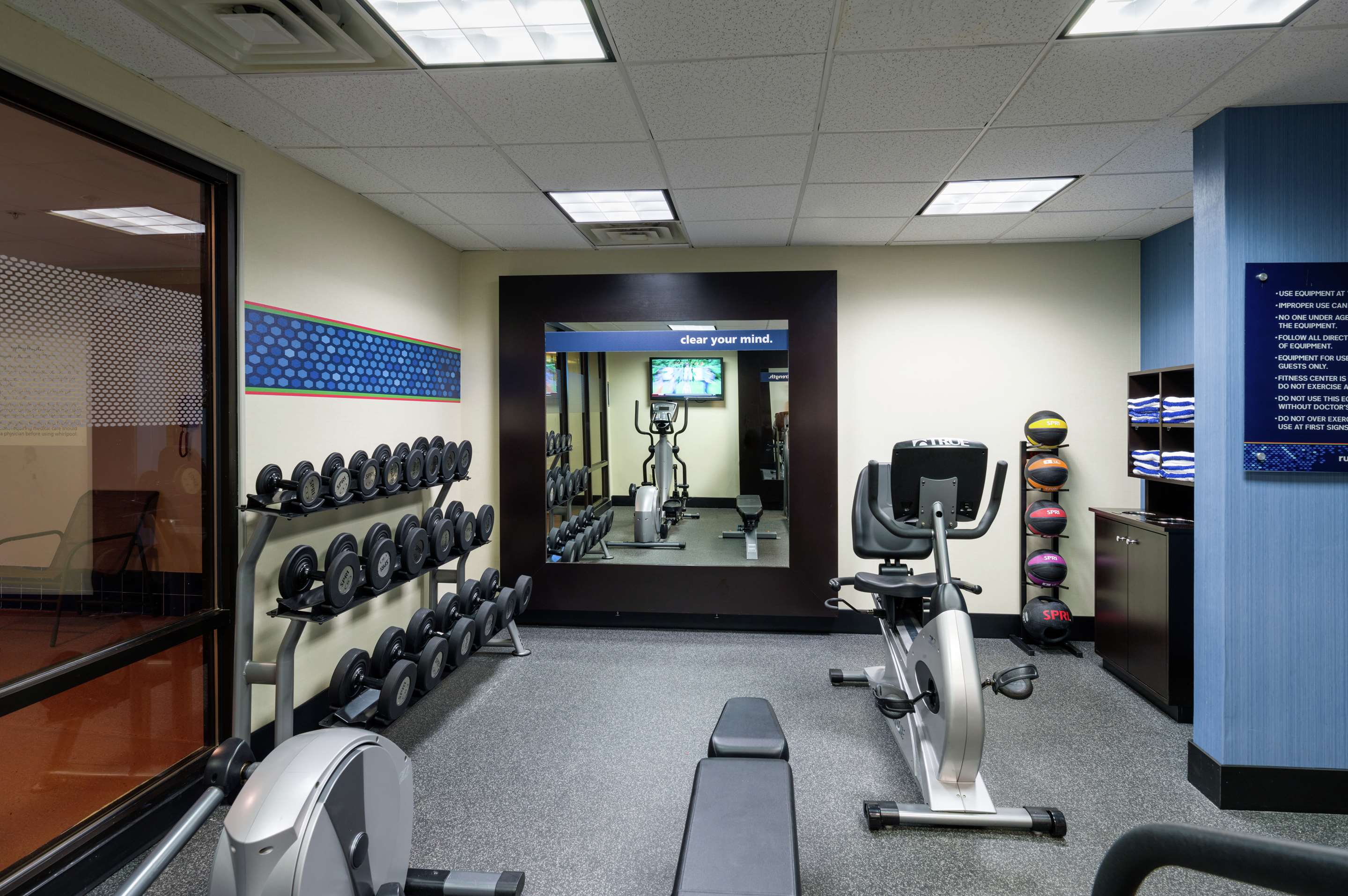 Health club fitness center gym | Hampton Inn Selinsgrove/Shamokin Dam