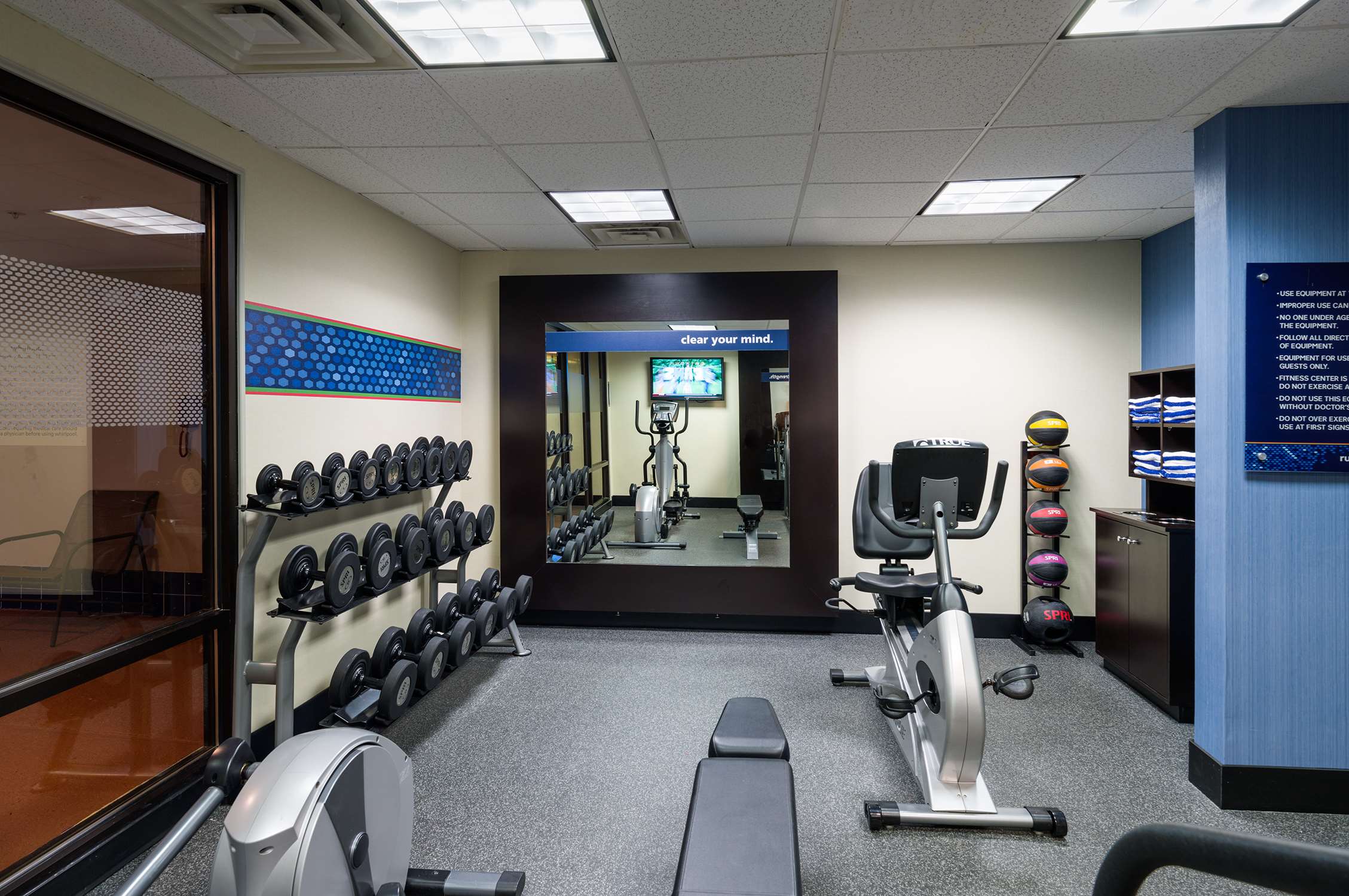 Health club fitness center gym | Hampton Inn Selinsgrove/Shamokin Dam