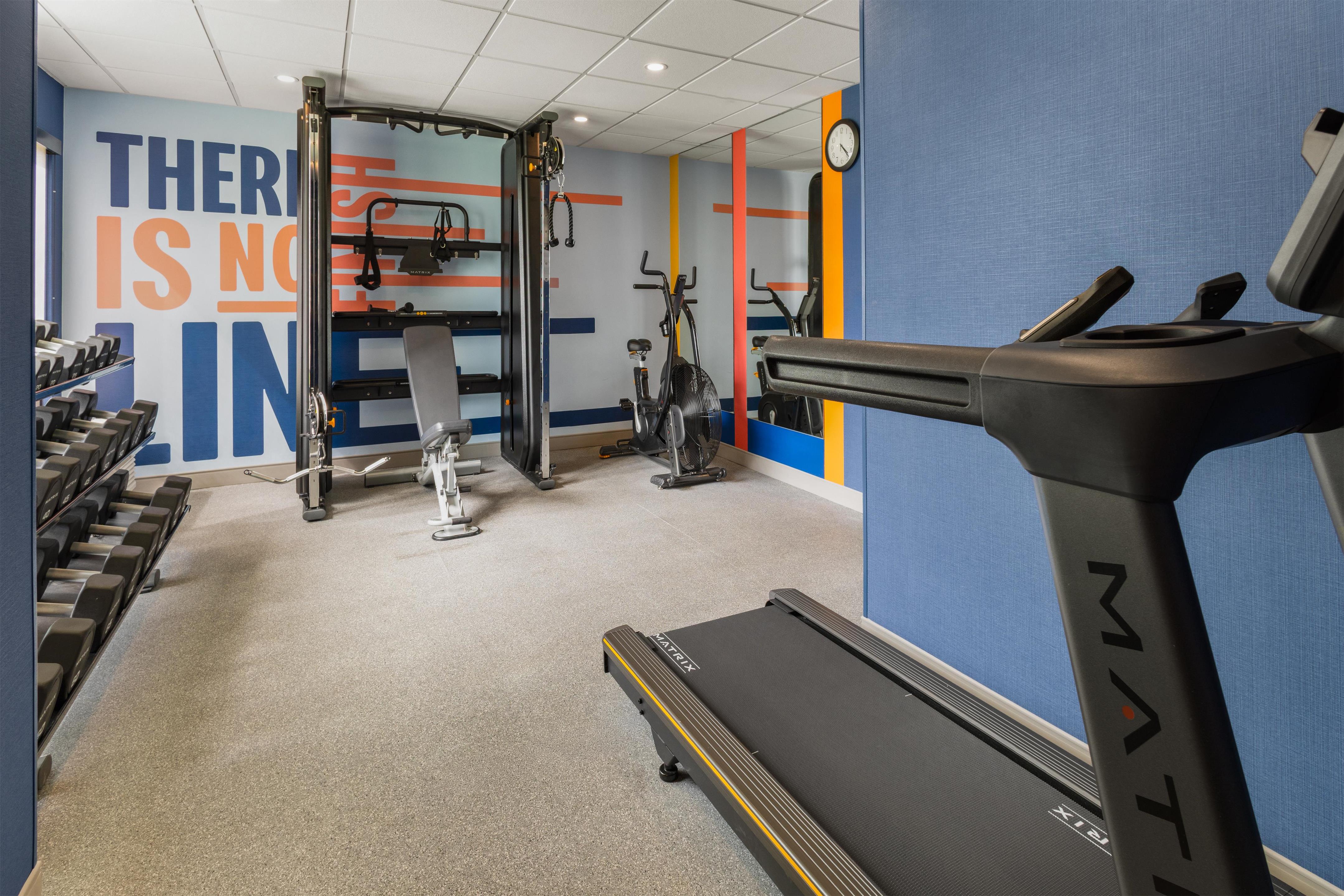 Health club fitness center gym | Hampton Inn Staunton