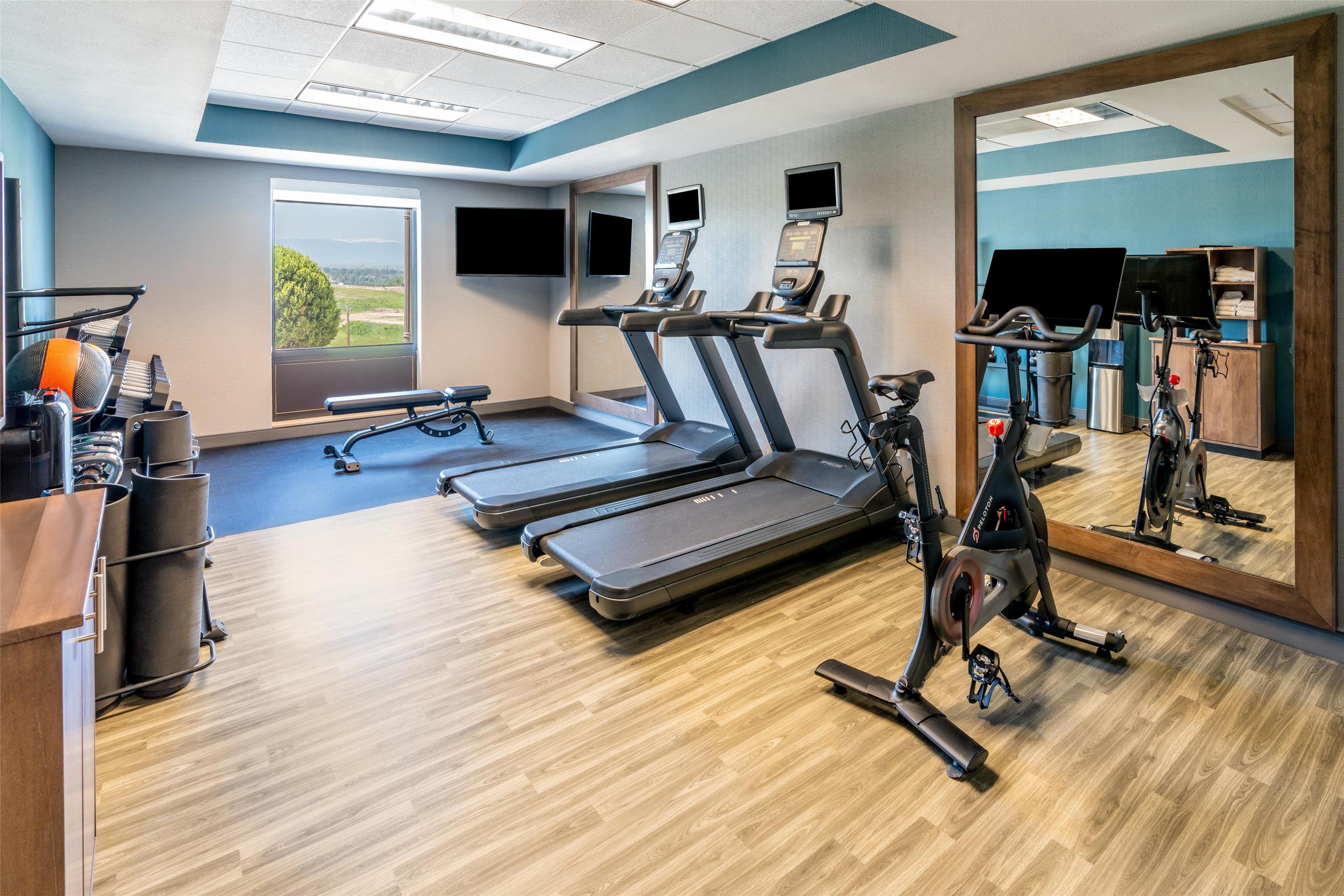 Health club fitness center gym