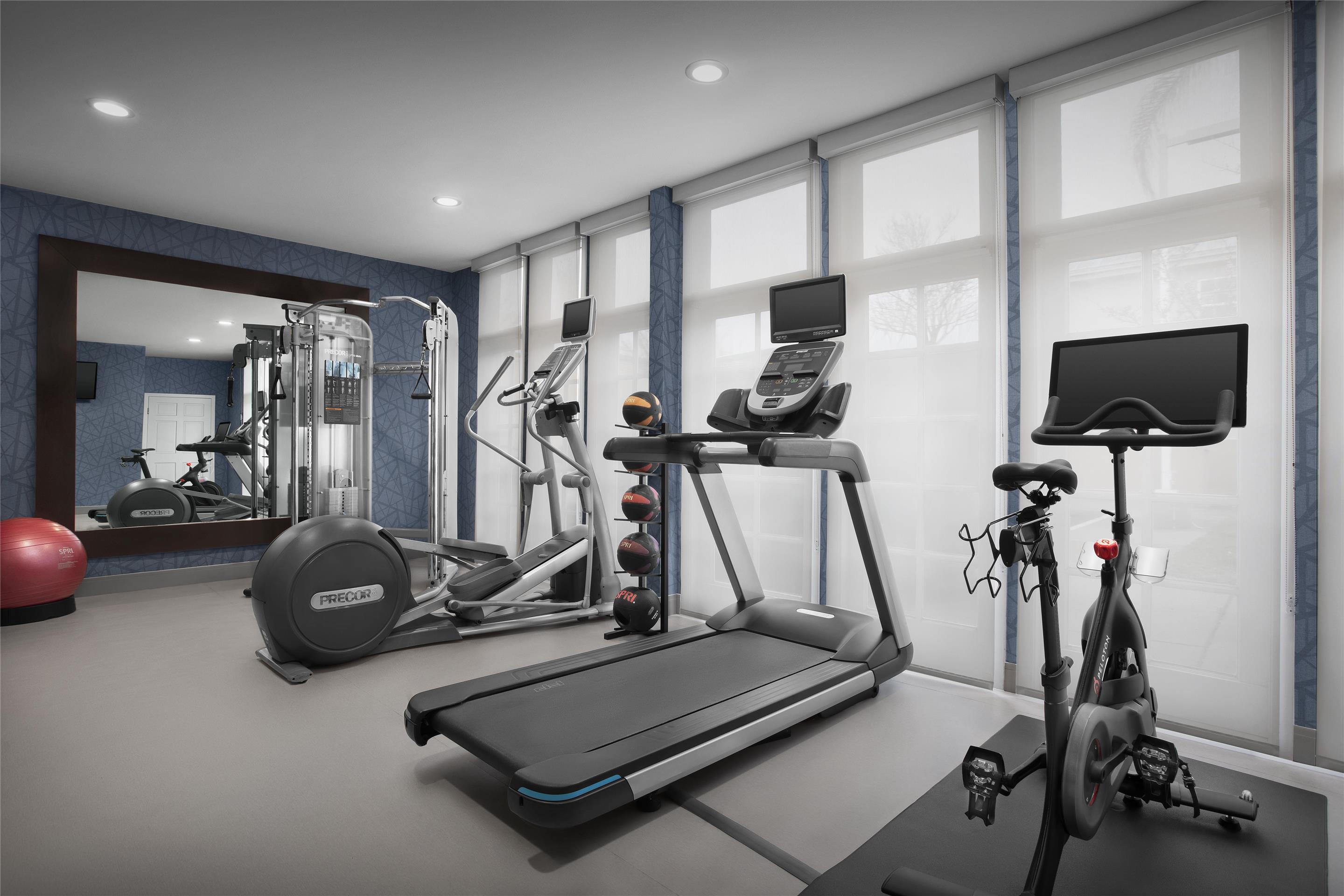 Health club fitness center gym | Homewood Suites by Hilton San Jose Airport-Silicon Valley