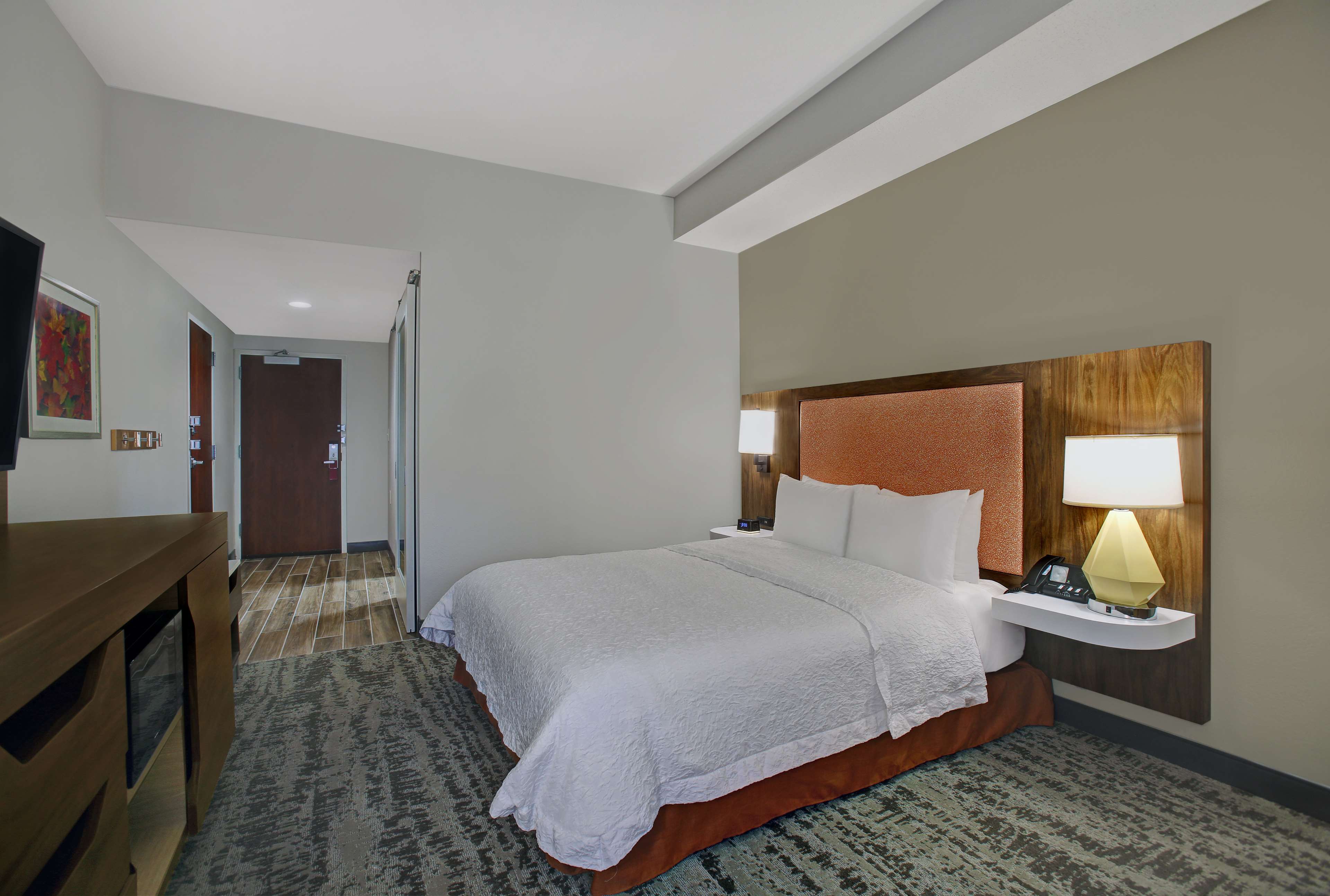 Hampton Inn by Hilton Salisbury Room Type - 1 QN ACC ROLLIN SHWR NS