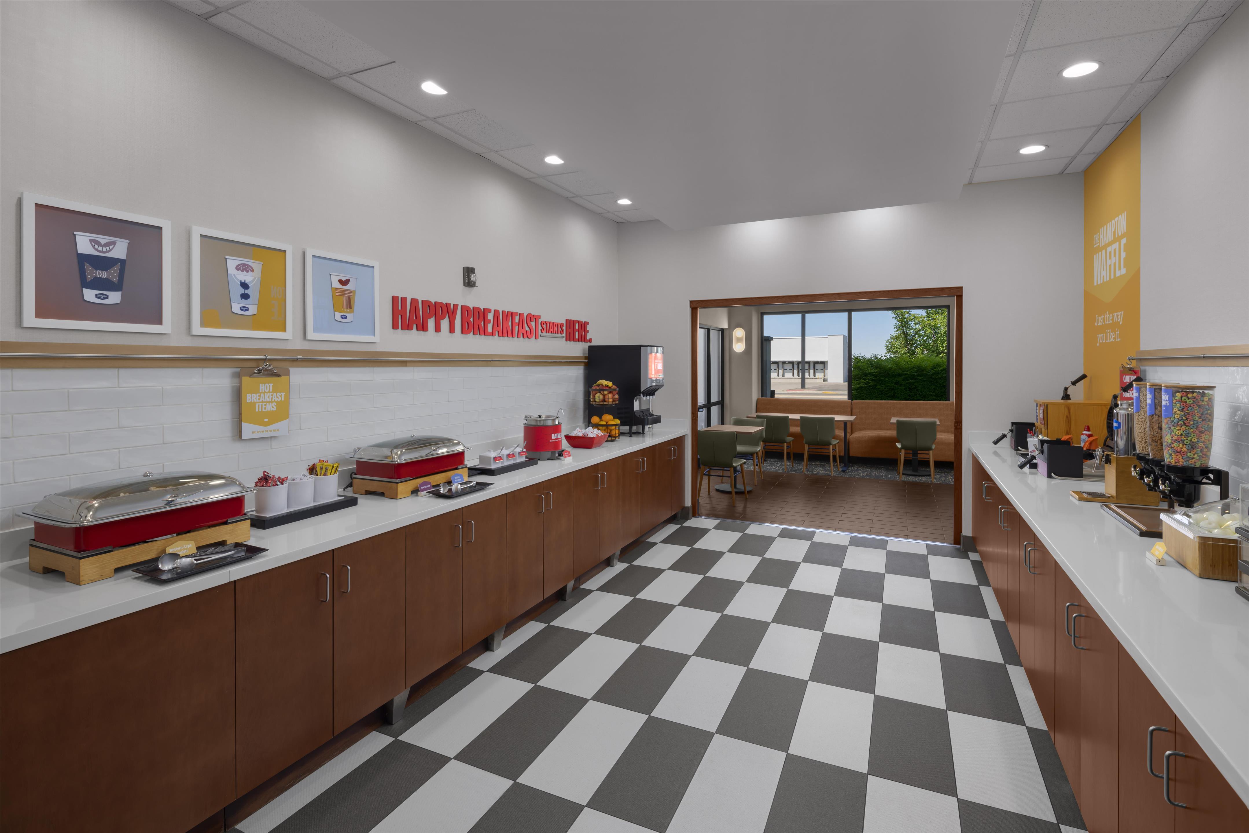 Breakfast Area | Hampton Inn Salt Lake City - Downtown