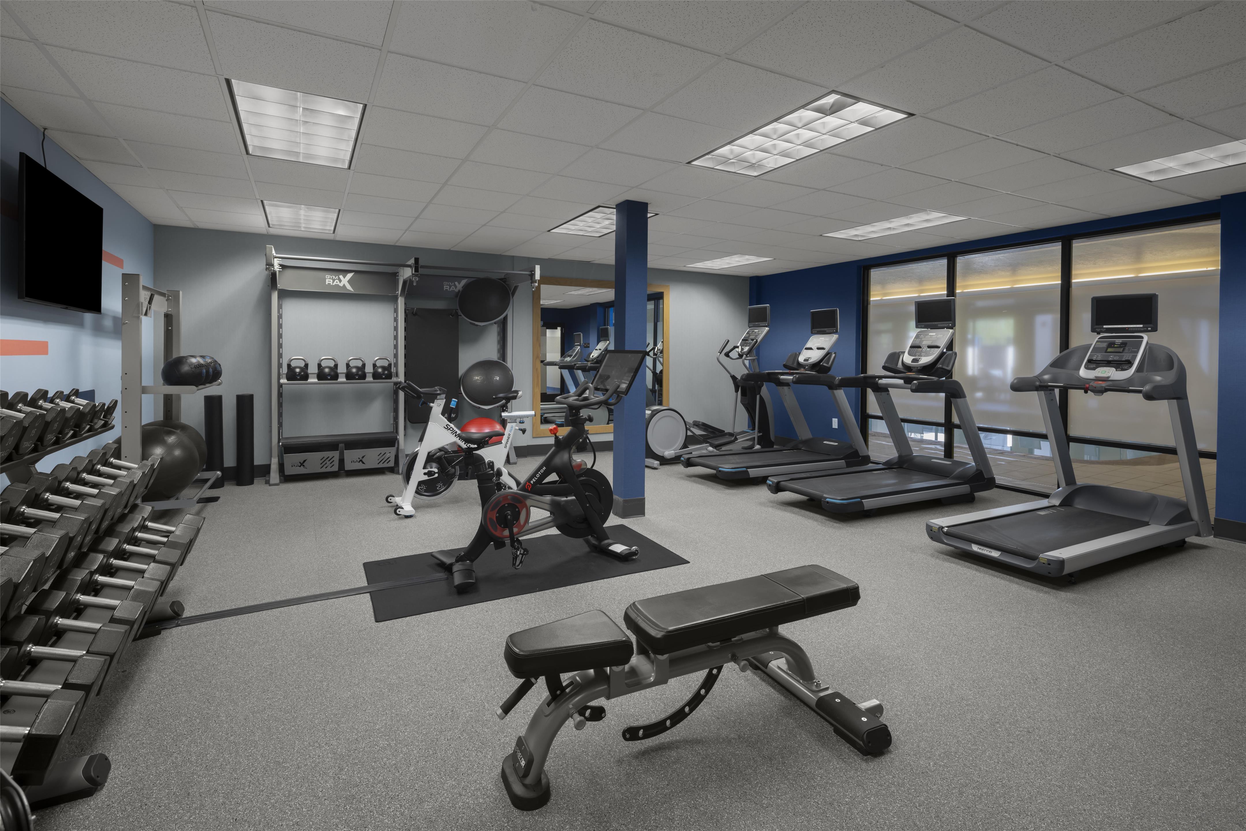 Health club fitness center gym | Hampton Inn Salt Lake City - Downtown