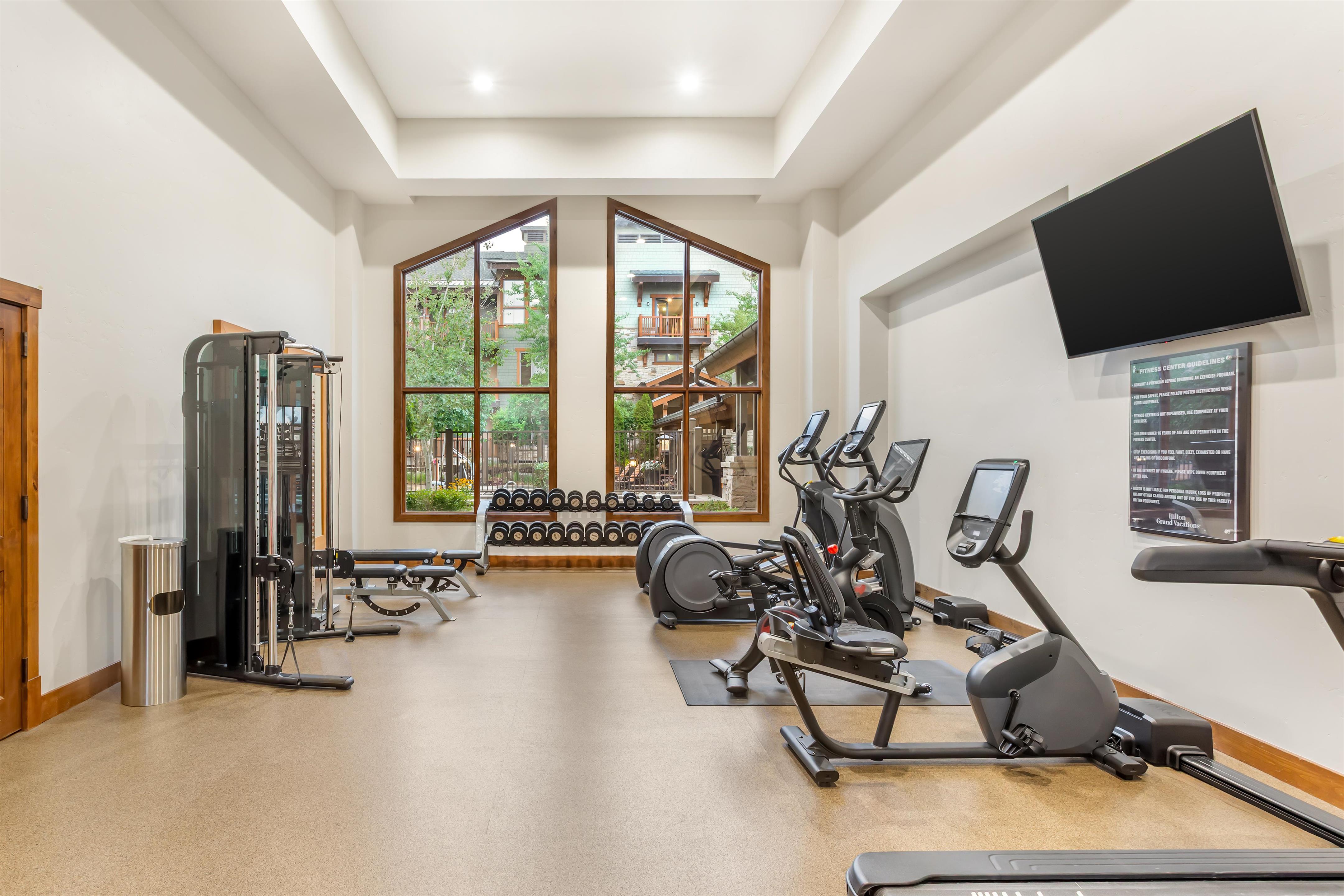 Health club fitness center gym | Hilton Grand Vacations Club Sunrise Lodge Park City