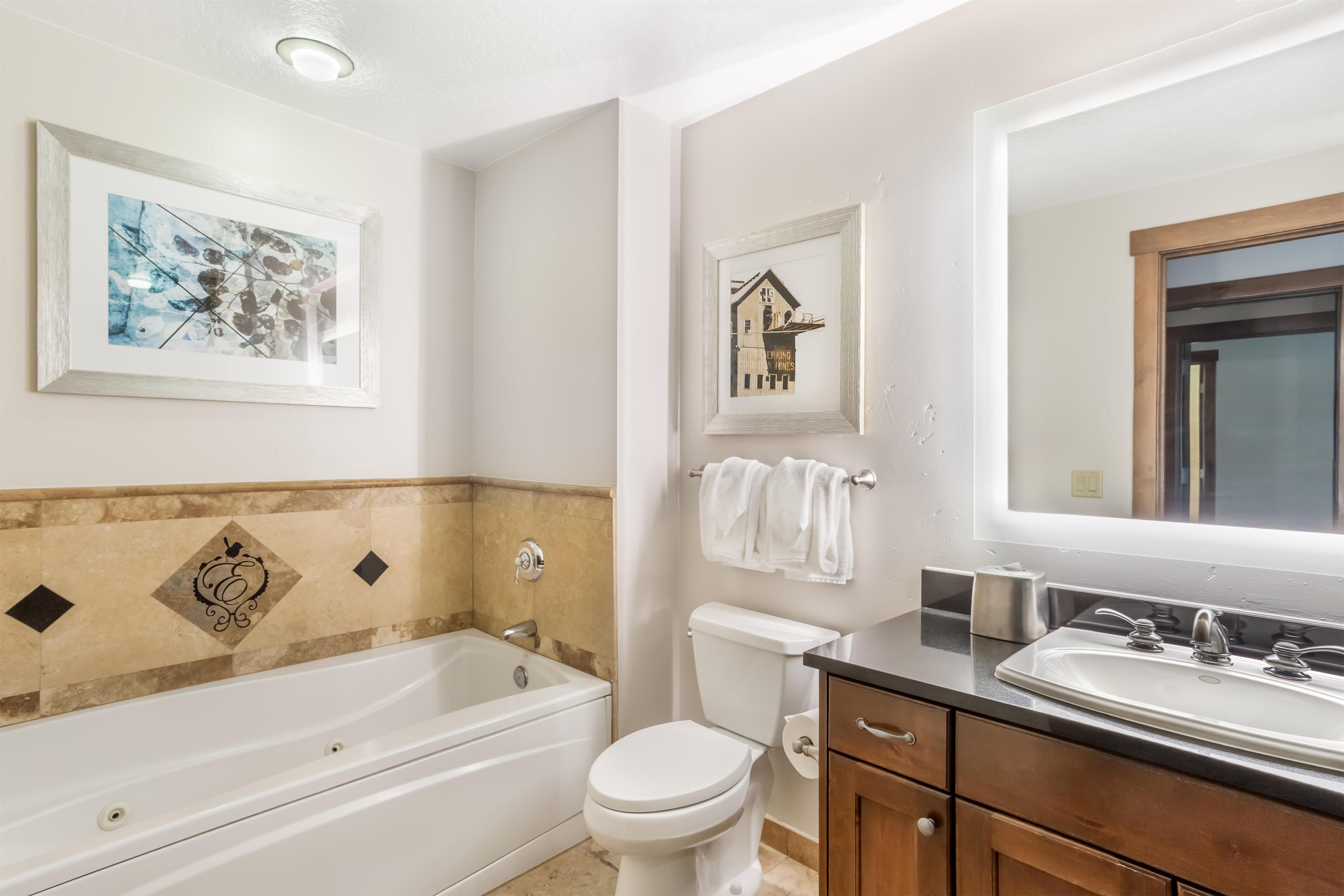Guest room bath