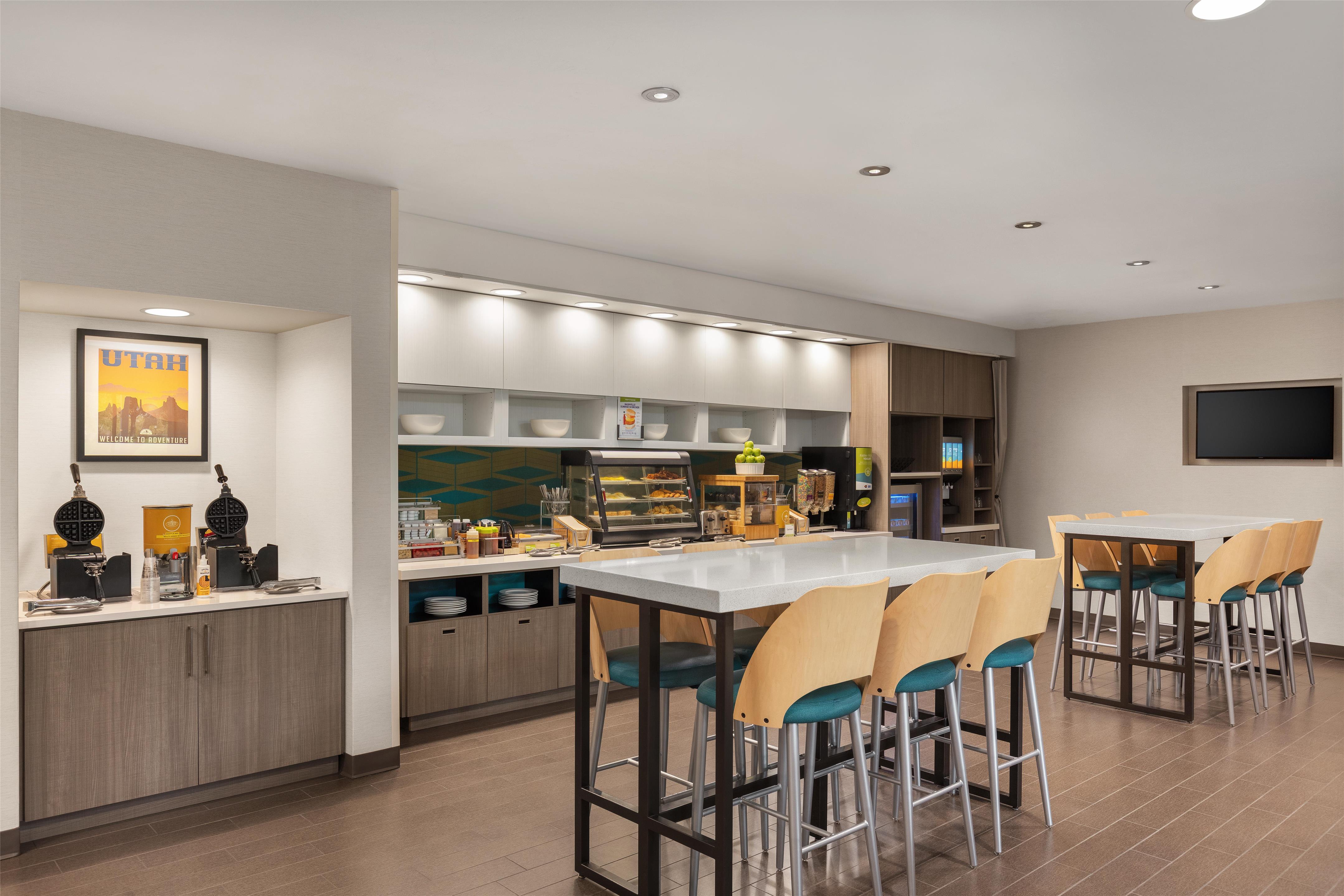 Breakfast Area | Home2 Suites by Hilton Salt Lake City/West Valley City, UT
