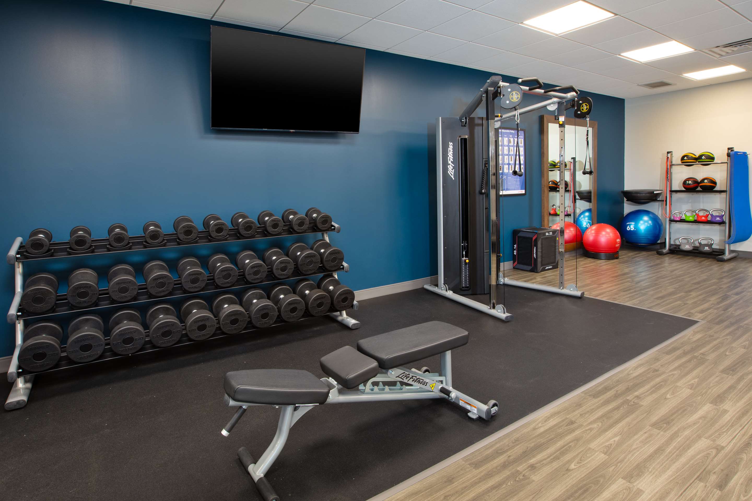 Health club fitness center gym | Hampton Inn & Suites Spartanburg-I-26-Westgate Mall